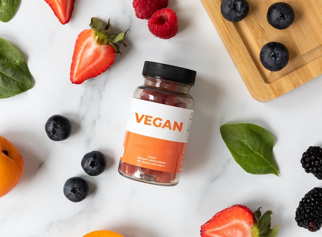 Vegan and Vegetarian fats. Photo by Future Kind Vegan Supplements. Pexels.com