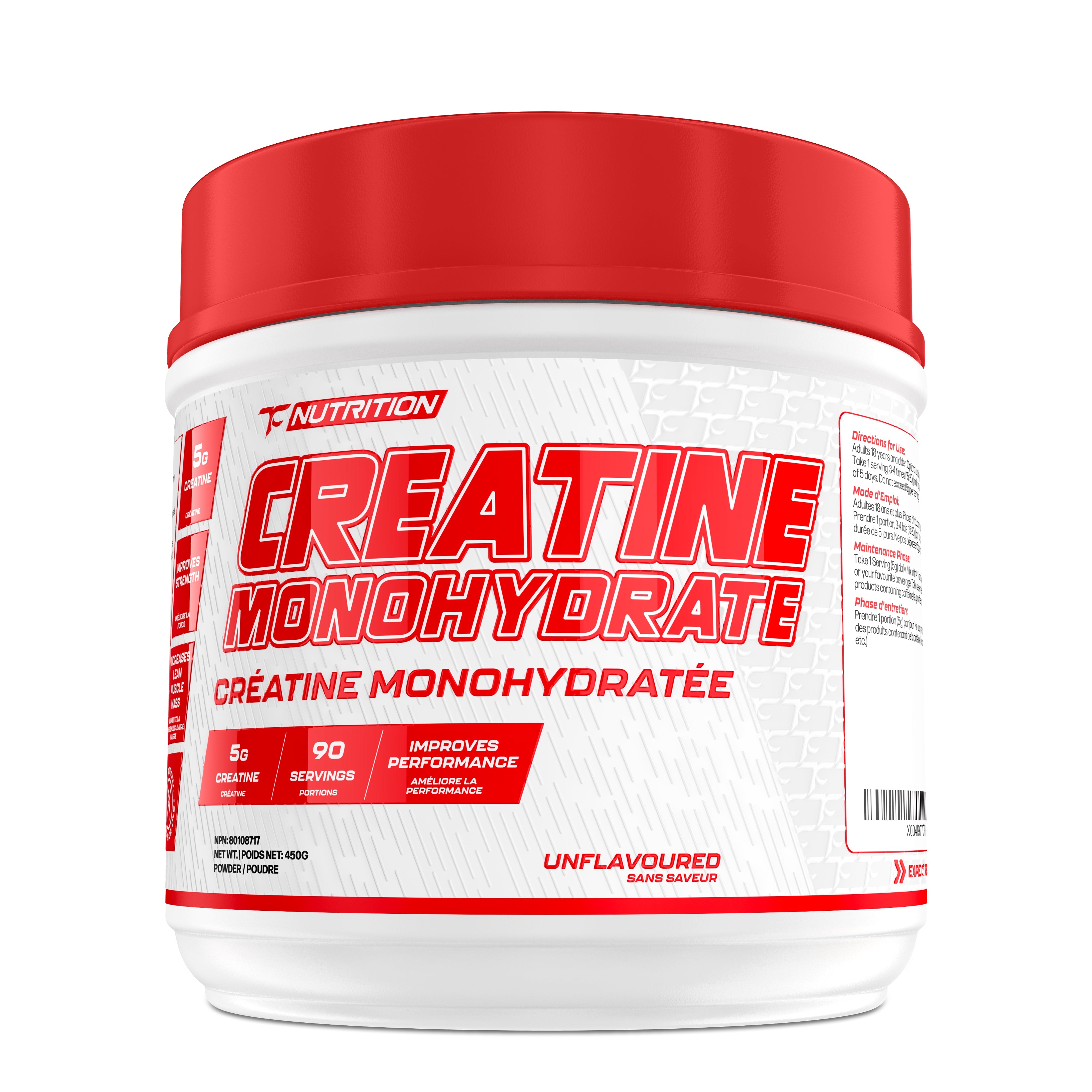 TC Nutrition Creatine Monohydrate 90 servings