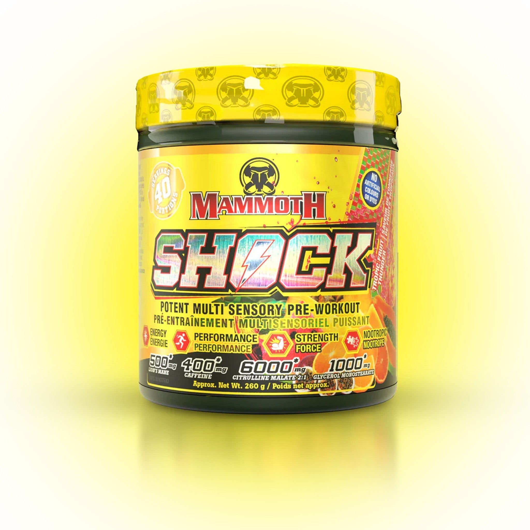 Mammoth Shock 40 serving