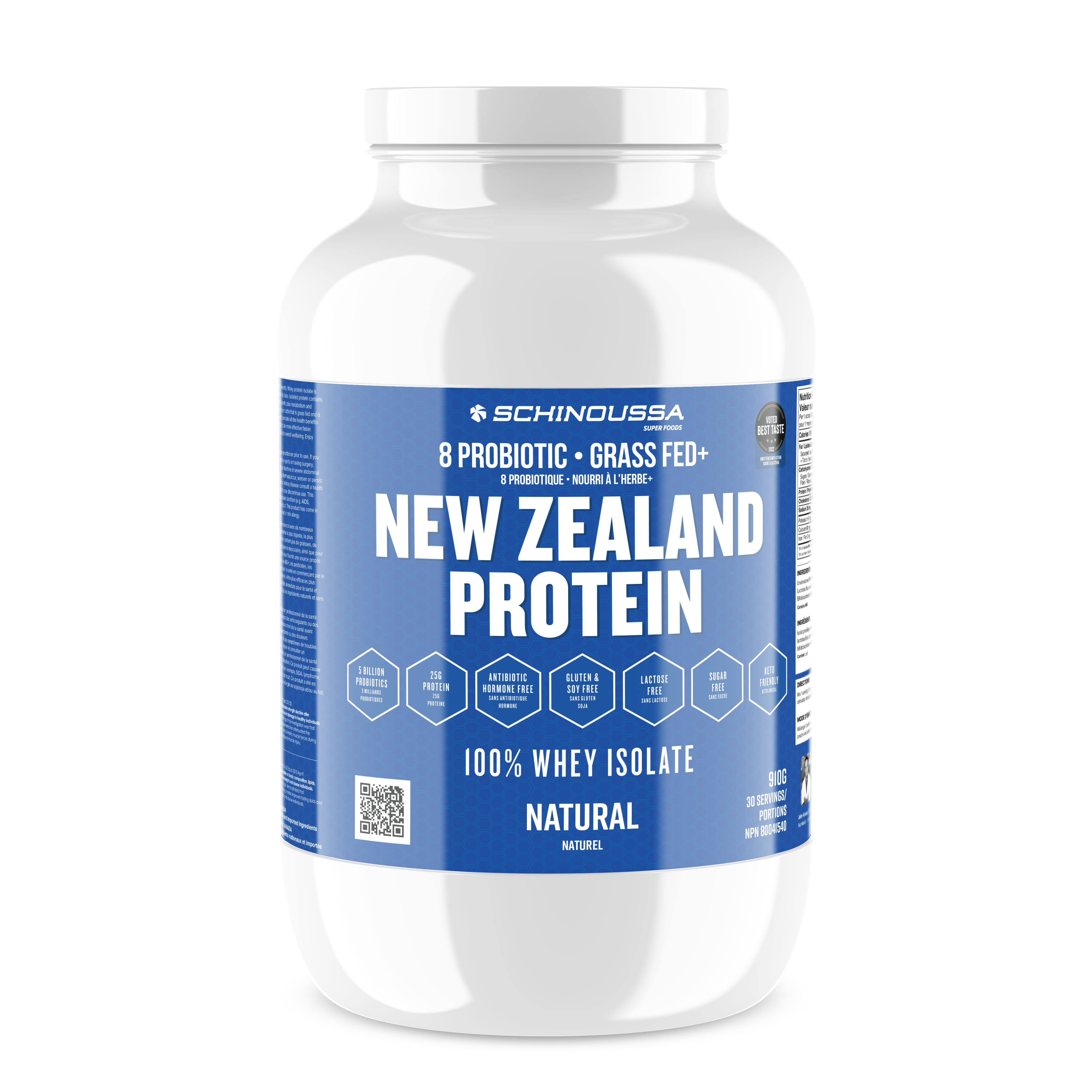 Schinoussa NZ Probiotic Whey Isolate 30 serving