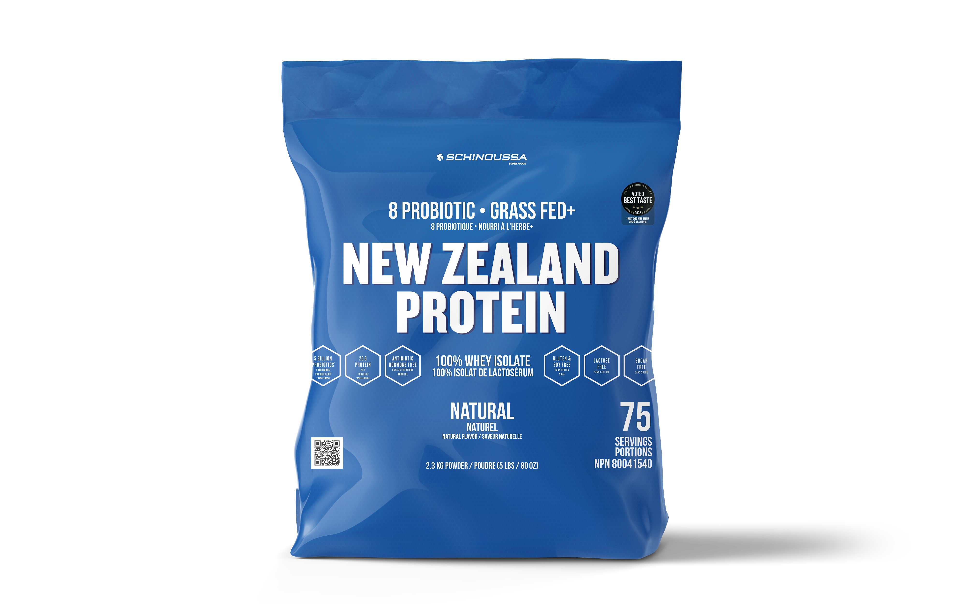 Schinoussa NZ Probiotic Whey Isolate 75 serving