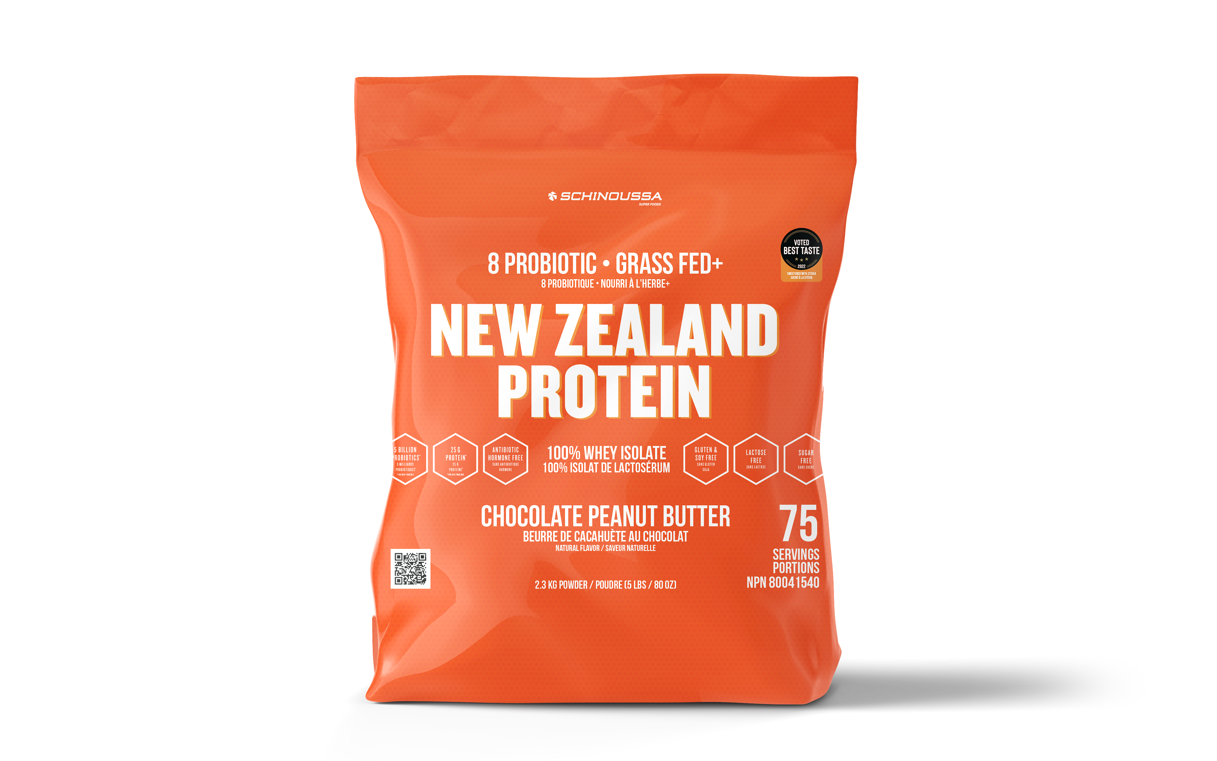 Schinoussa NZ Probiotic Whey Isolate 75 serving