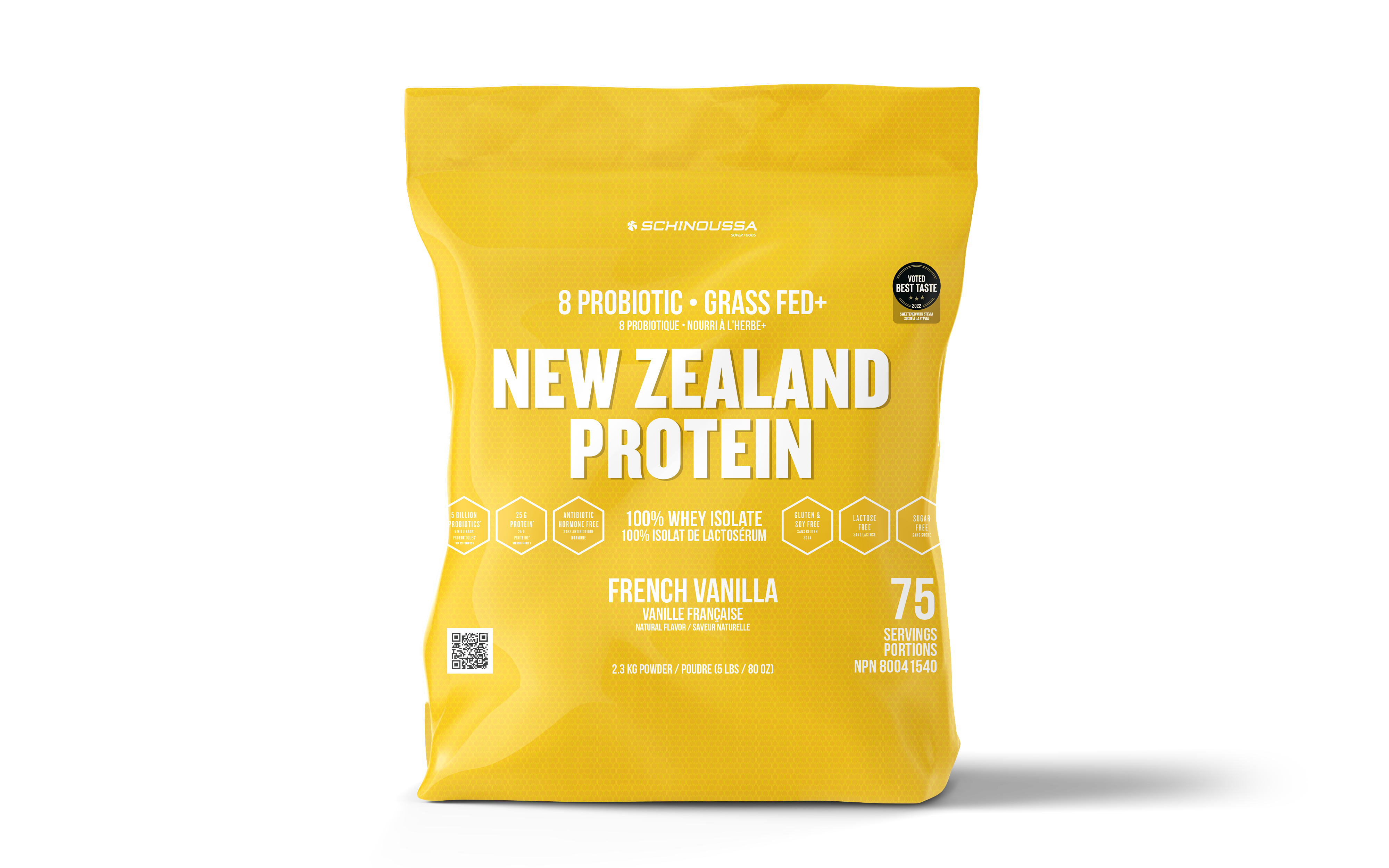 Schinoussa NZ Probiotic Whey Isolate 75 serving