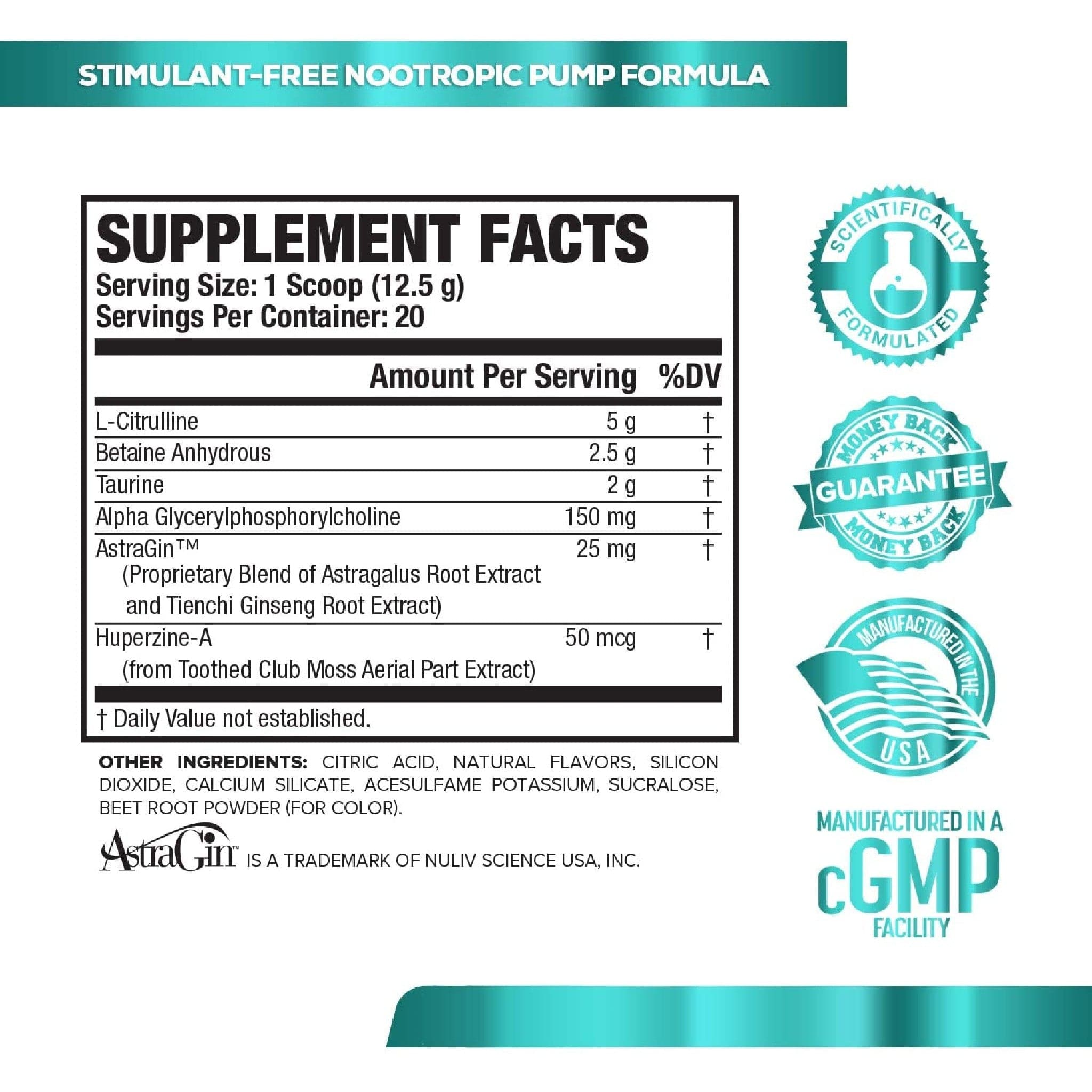 Jacked Factory PumpSurge 20 serving