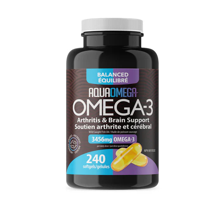 AquaOmega Balanced Arthritis & Brain Support 240ct Softgels