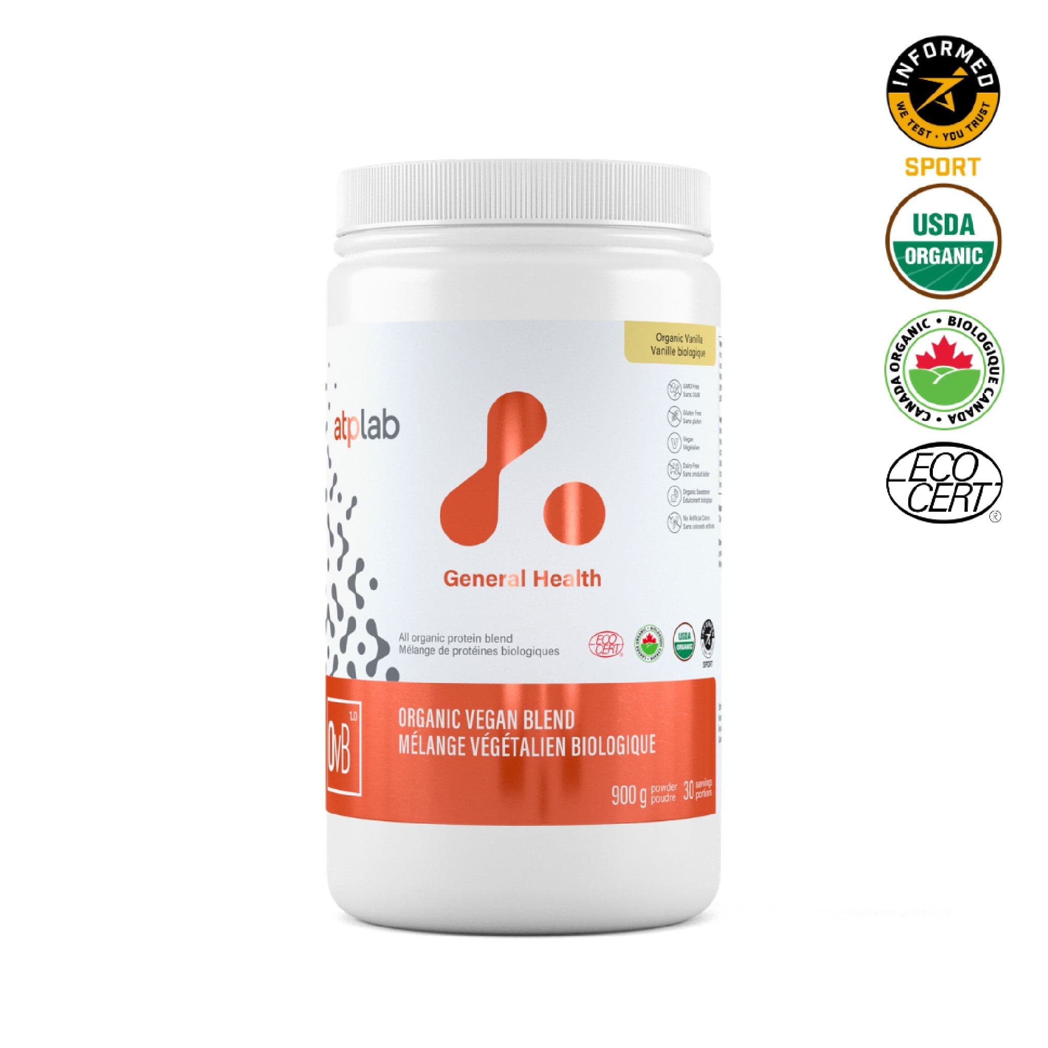 ATP Lab Organic Vegan Blend 900g