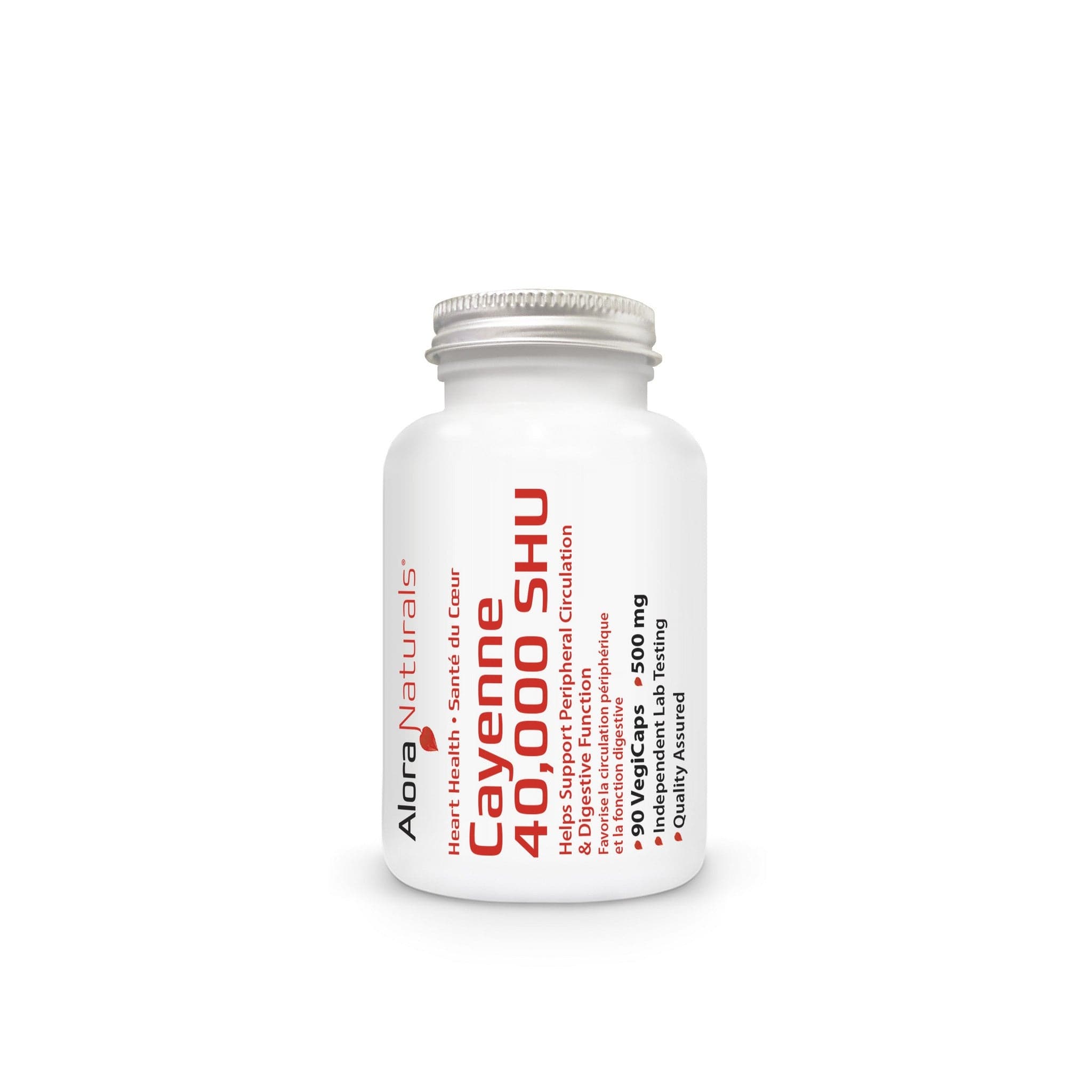 Alora Naturals Cayenne 40,000 SHU 500mg 90 capsules