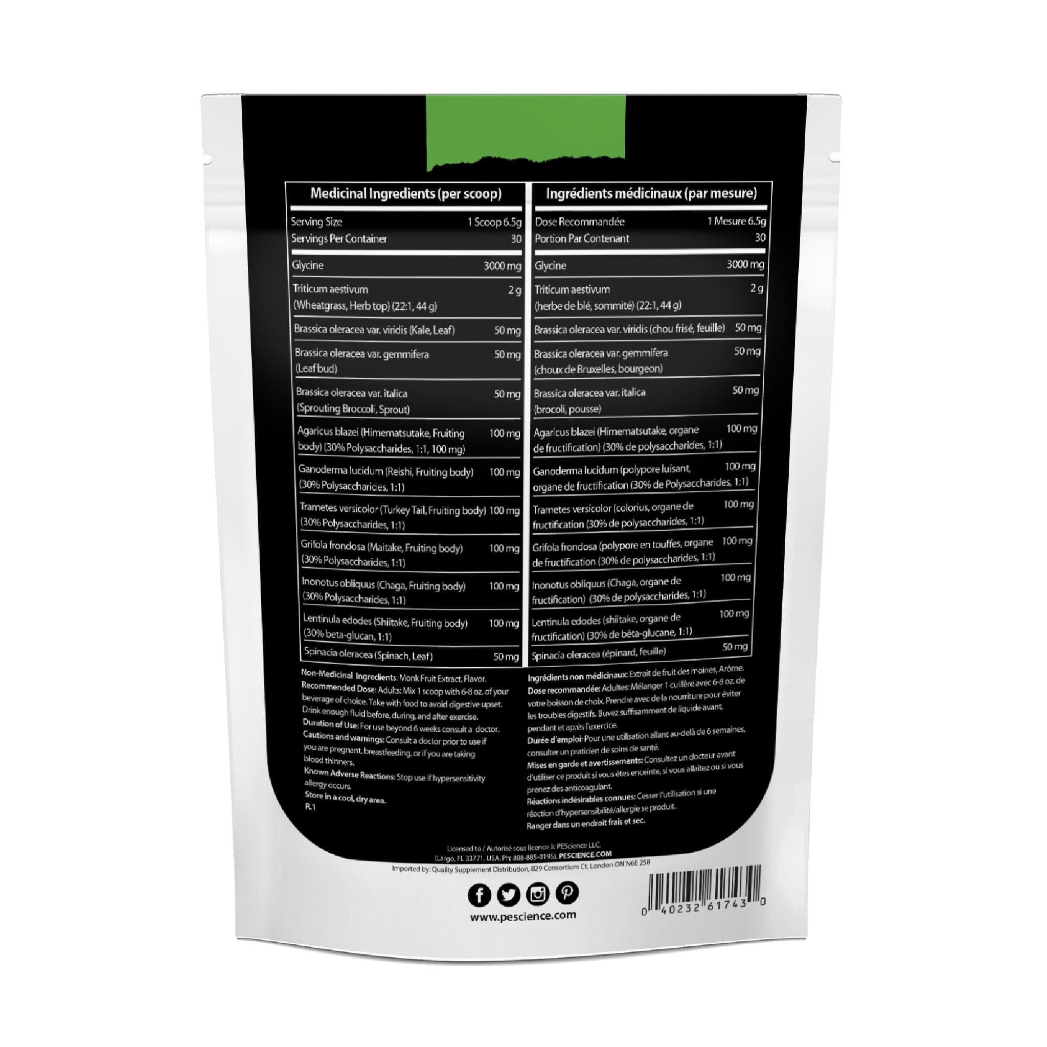 PEScience Greens & More 30 servings