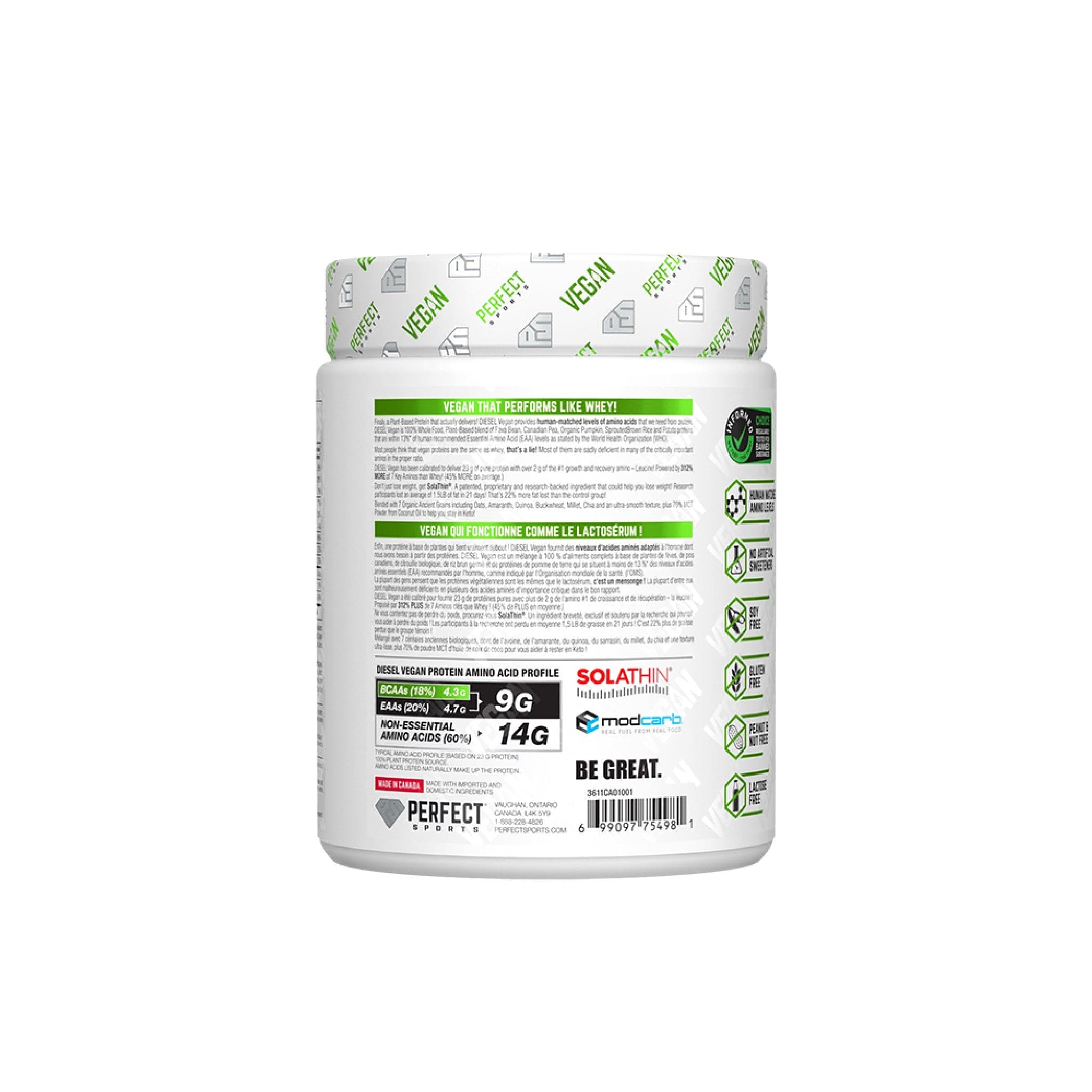 Perfect Sports Diesel Vegan 350g