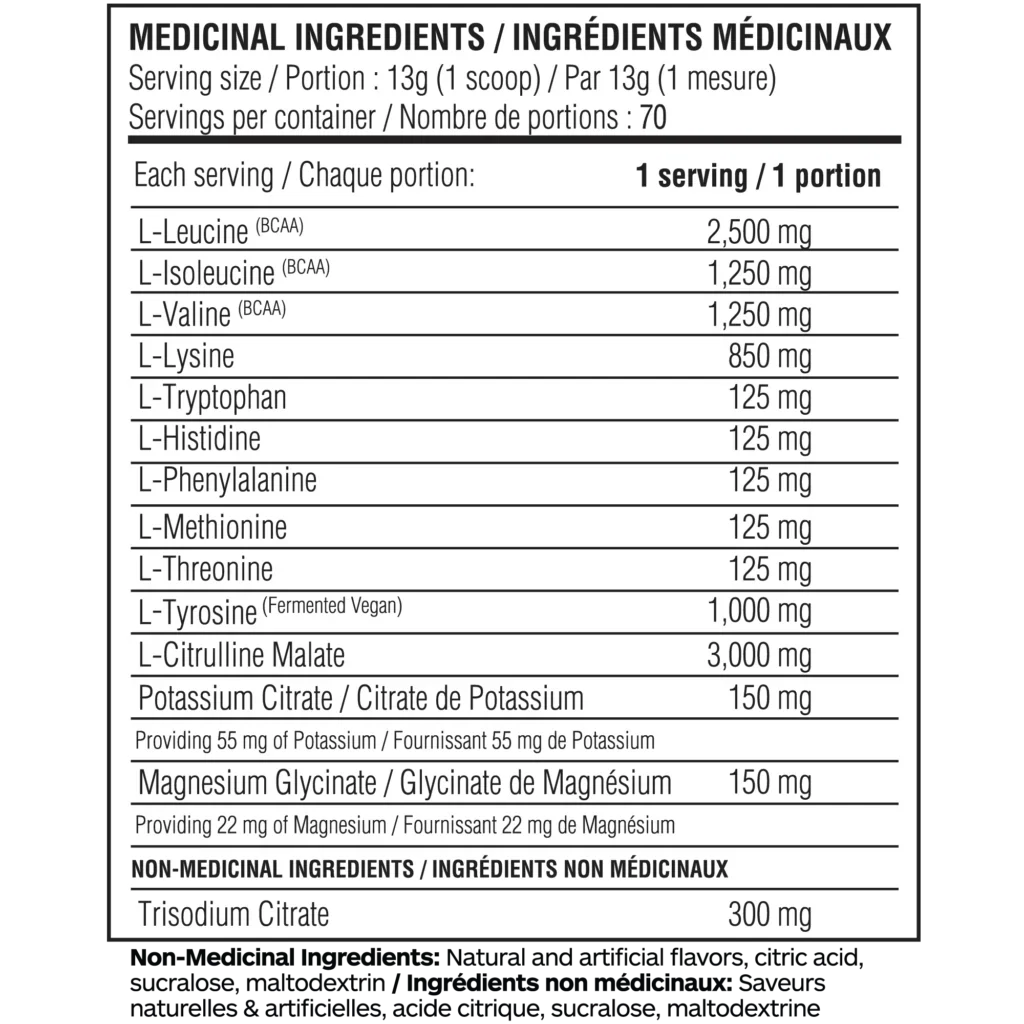 Believe Supplements EAA 70 serving