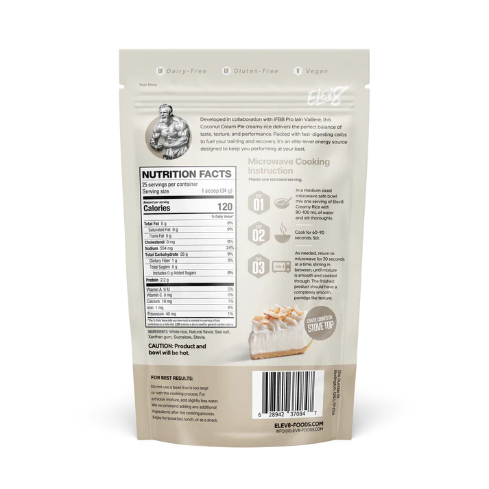 Elev8 Creamy Rice 25 servings