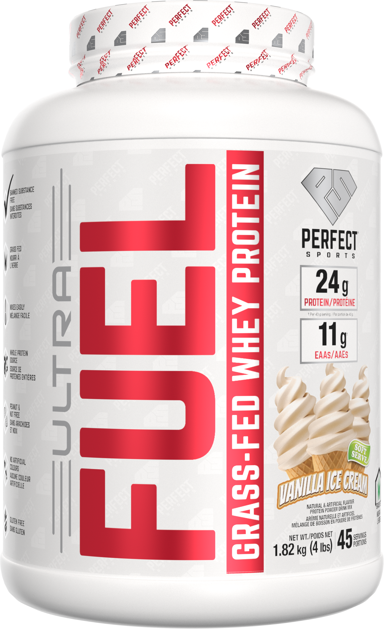 Perfect Sports FUEL Whey Protein 4lb