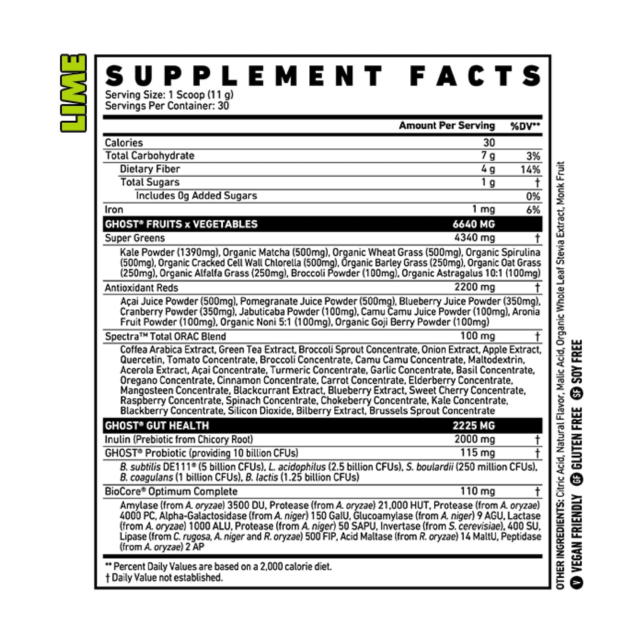 GHOST Greens 30 servings