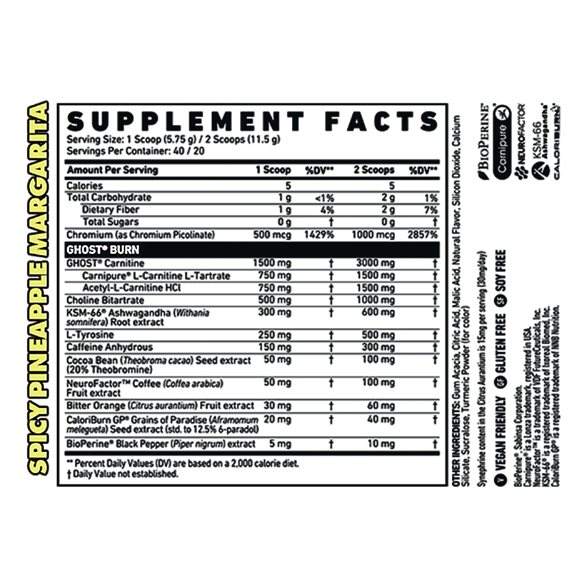 GHOST Burn 40 servings