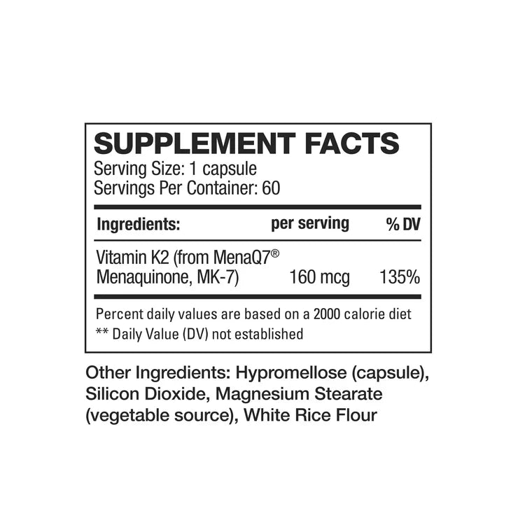 HD Muscle K2 160mcg 60 caps