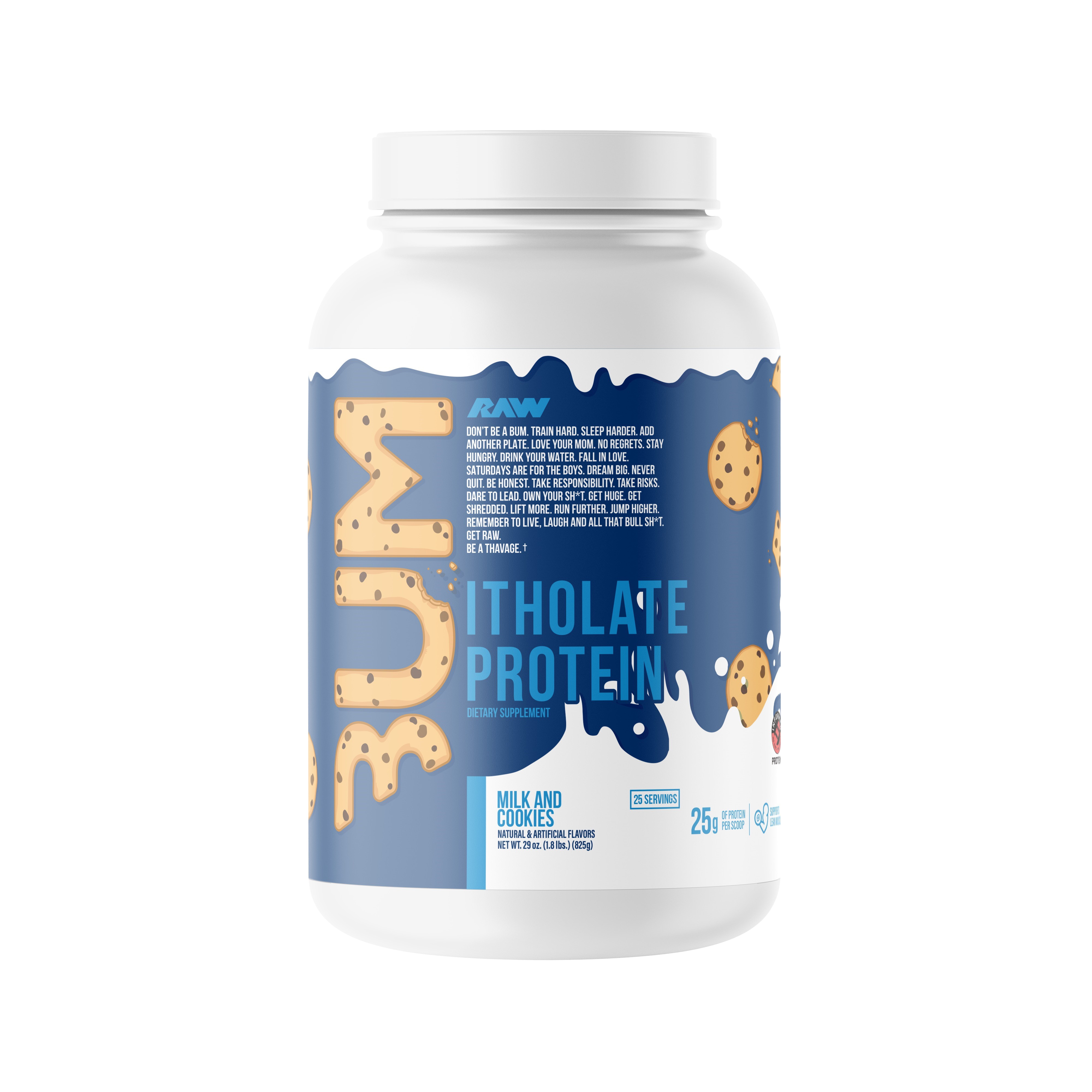 BUM x Raw Nutrition Itholate 25 servings