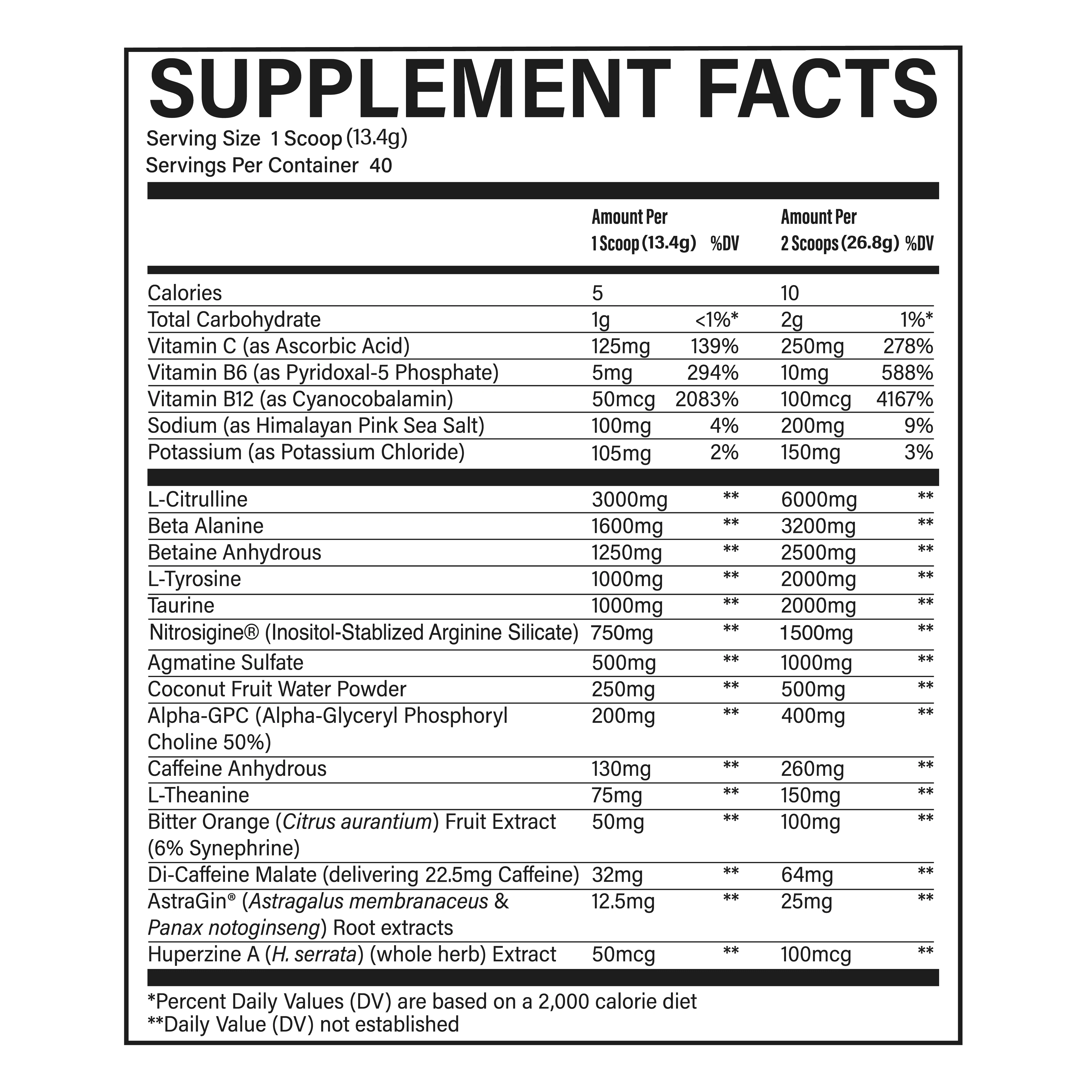 BUM x RAW Nutrition Thavage Pre-Workout 40 servings