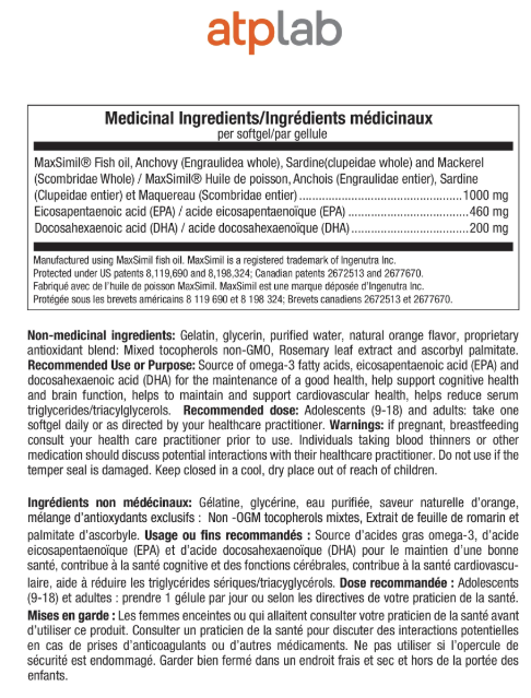 ATP Lab Ultra Omega 3 60 softgel