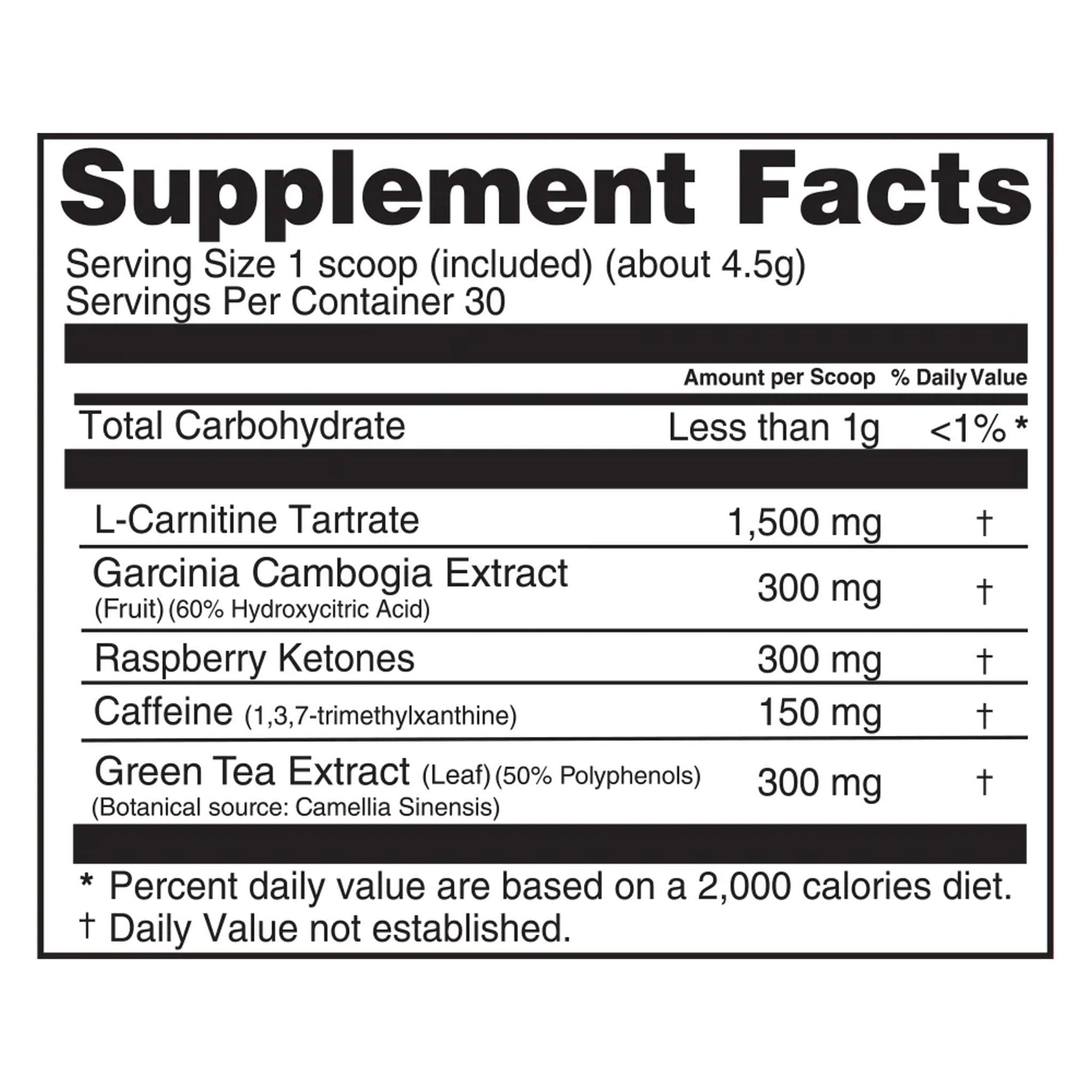 Believe Supplements Energy Burner 30 serving