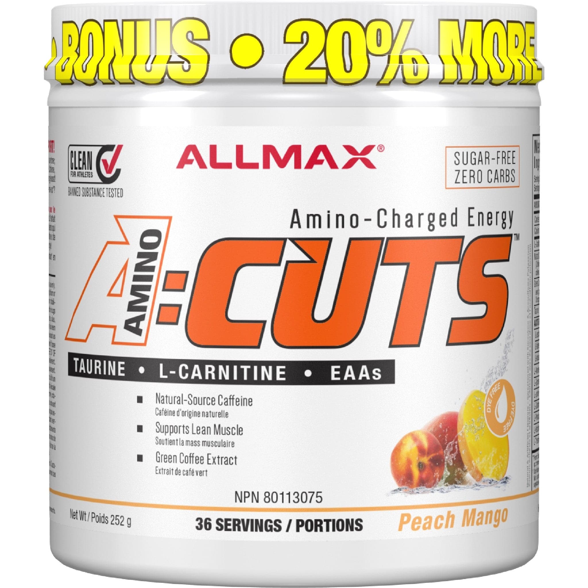 Allmax ACUTS 36 servings