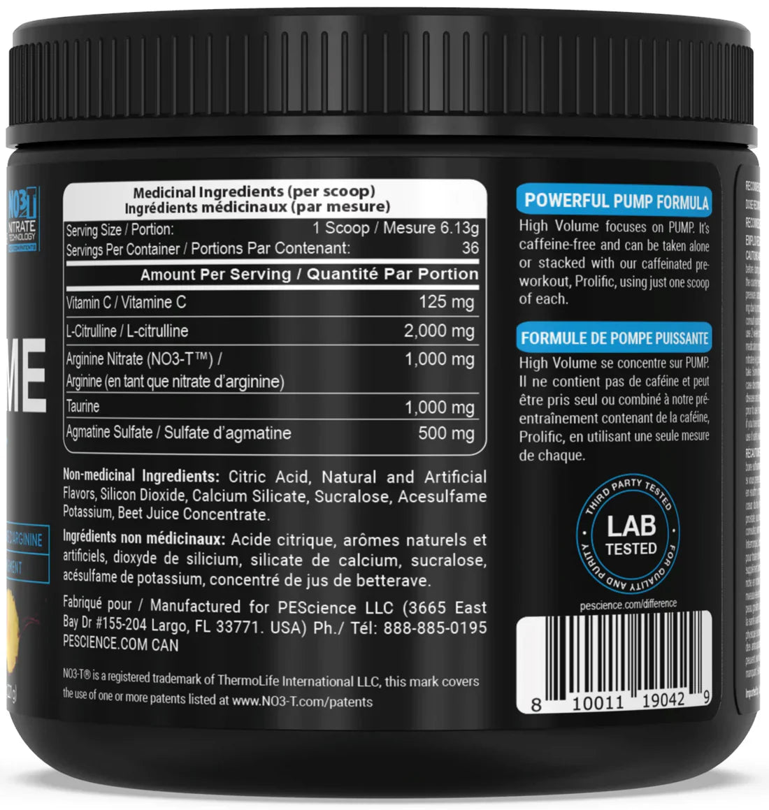 PEScience High Volume 40 servings