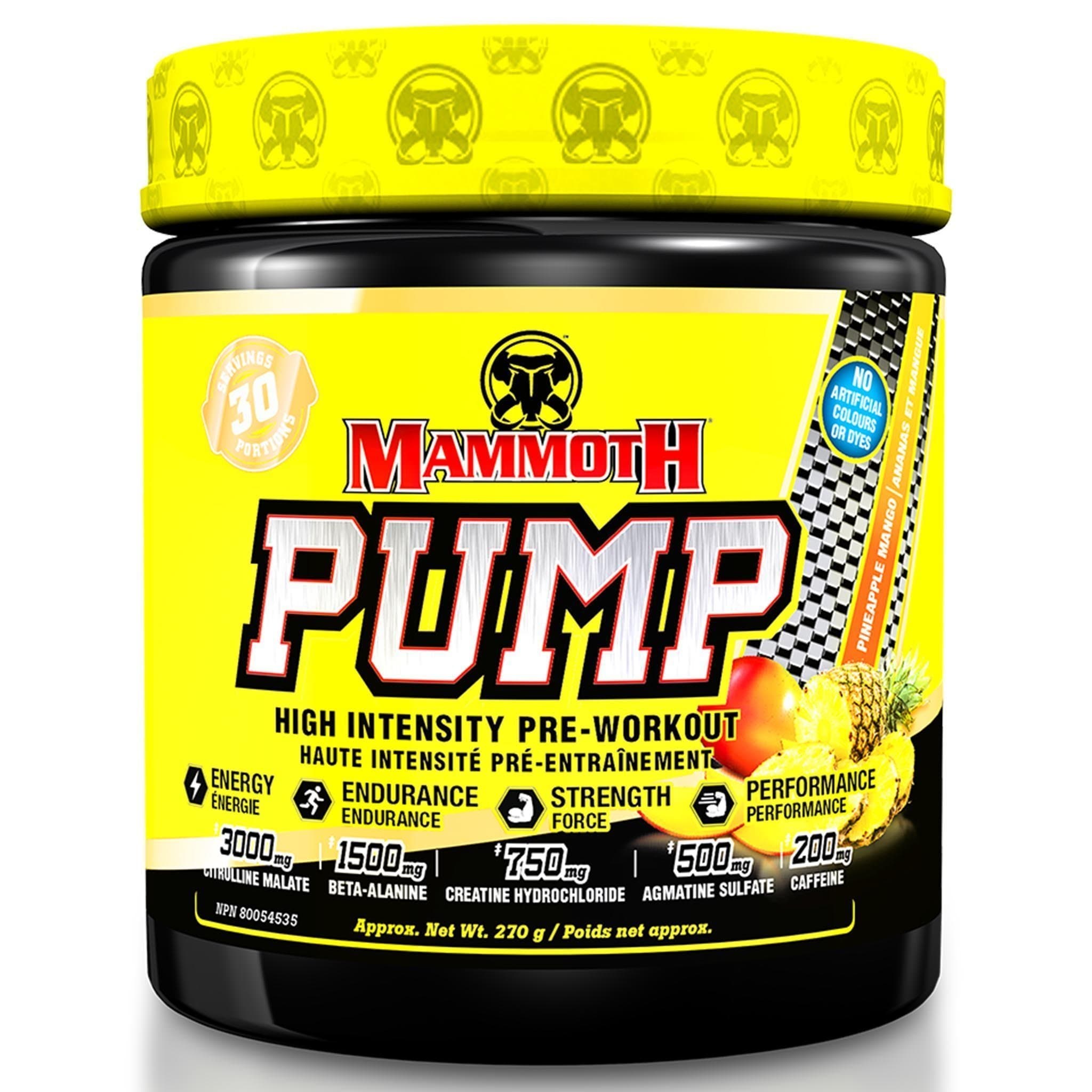 Mammoth Pump 270g | HERC'S Nutrition Canada