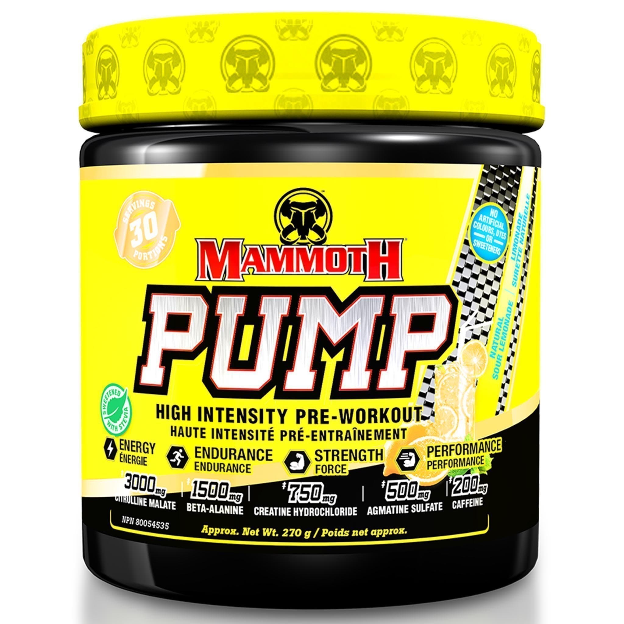 Mammoth Pump 270g | HERC'S Nutrition Canada