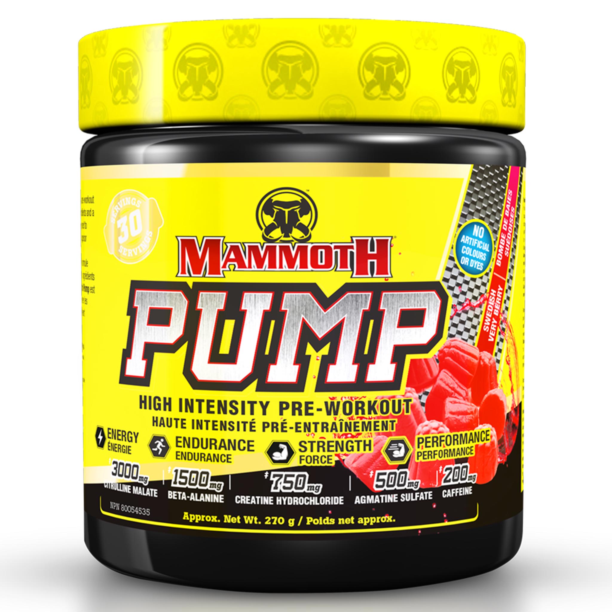 Mammoth Pump 270g | HERC'S Nutrition Canada