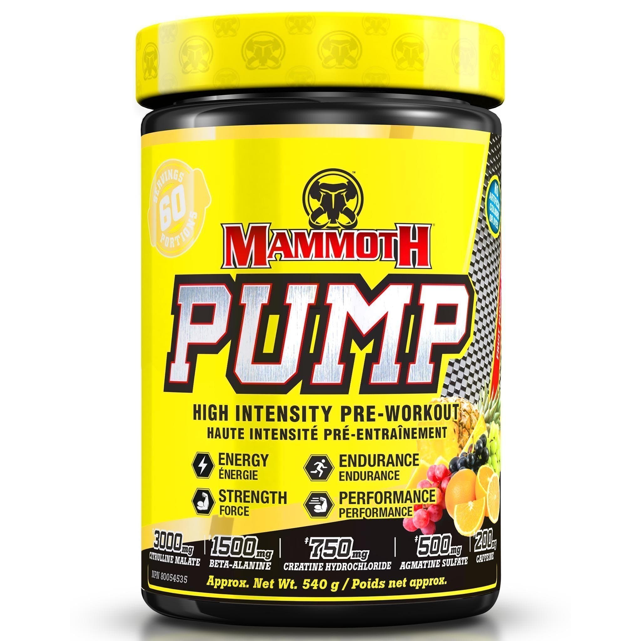 Mammoth Pump 540g | HERC'S Nutrition Canada
