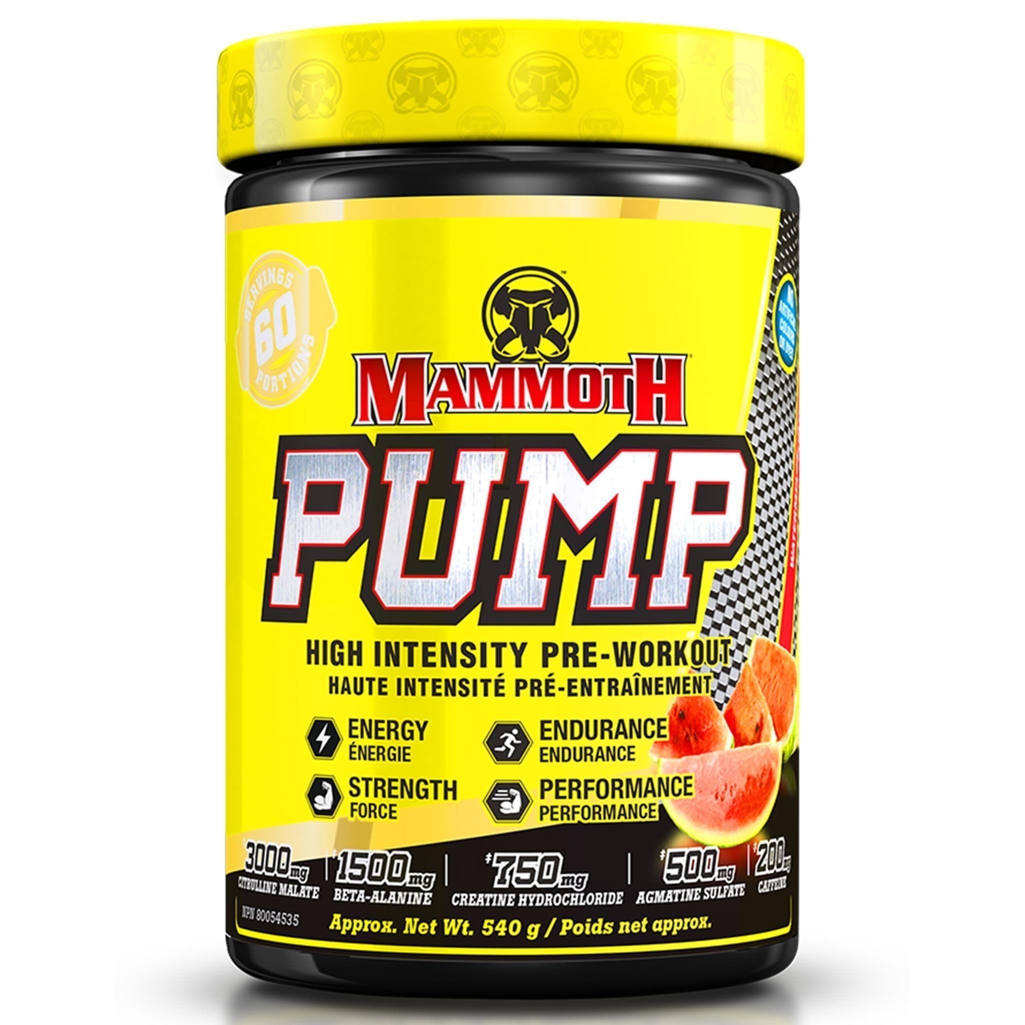 Mammoth Pump 540g | HERC'S Nutrition Canada