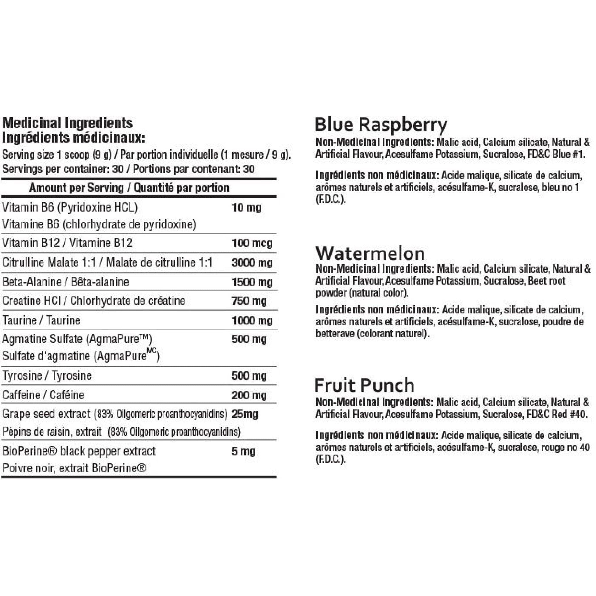 Mammoth Pump 540g | HERC'S Nutrition Canada