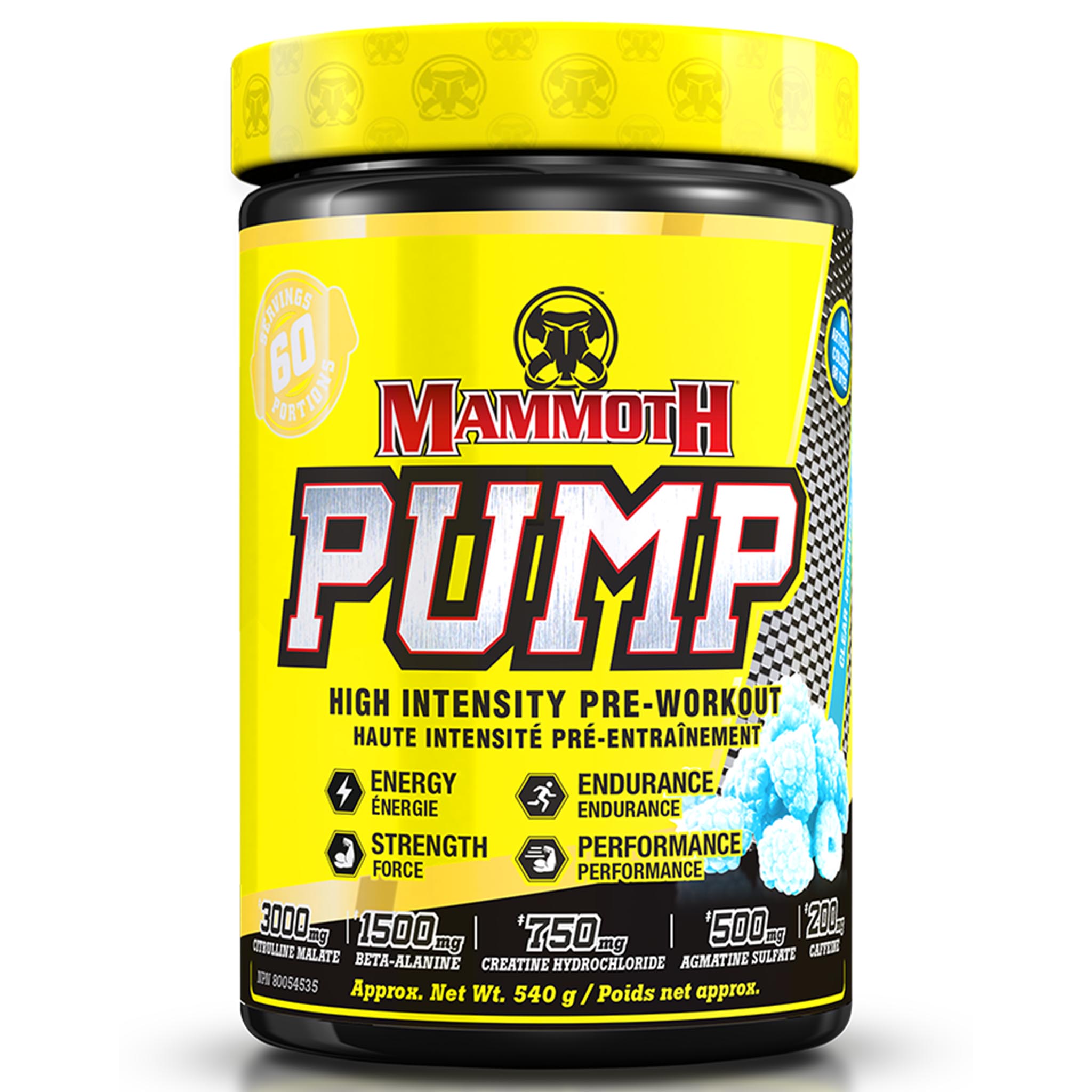 Mammoth Pump 540g | HERC'S Nutrition Canada