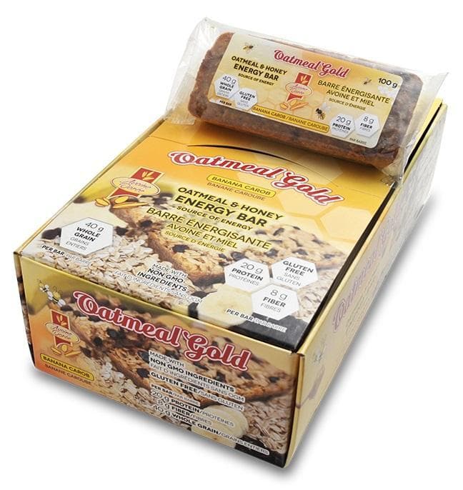 Oatmeal Gold Banana Carob single | HERC'S Nutrition Canada