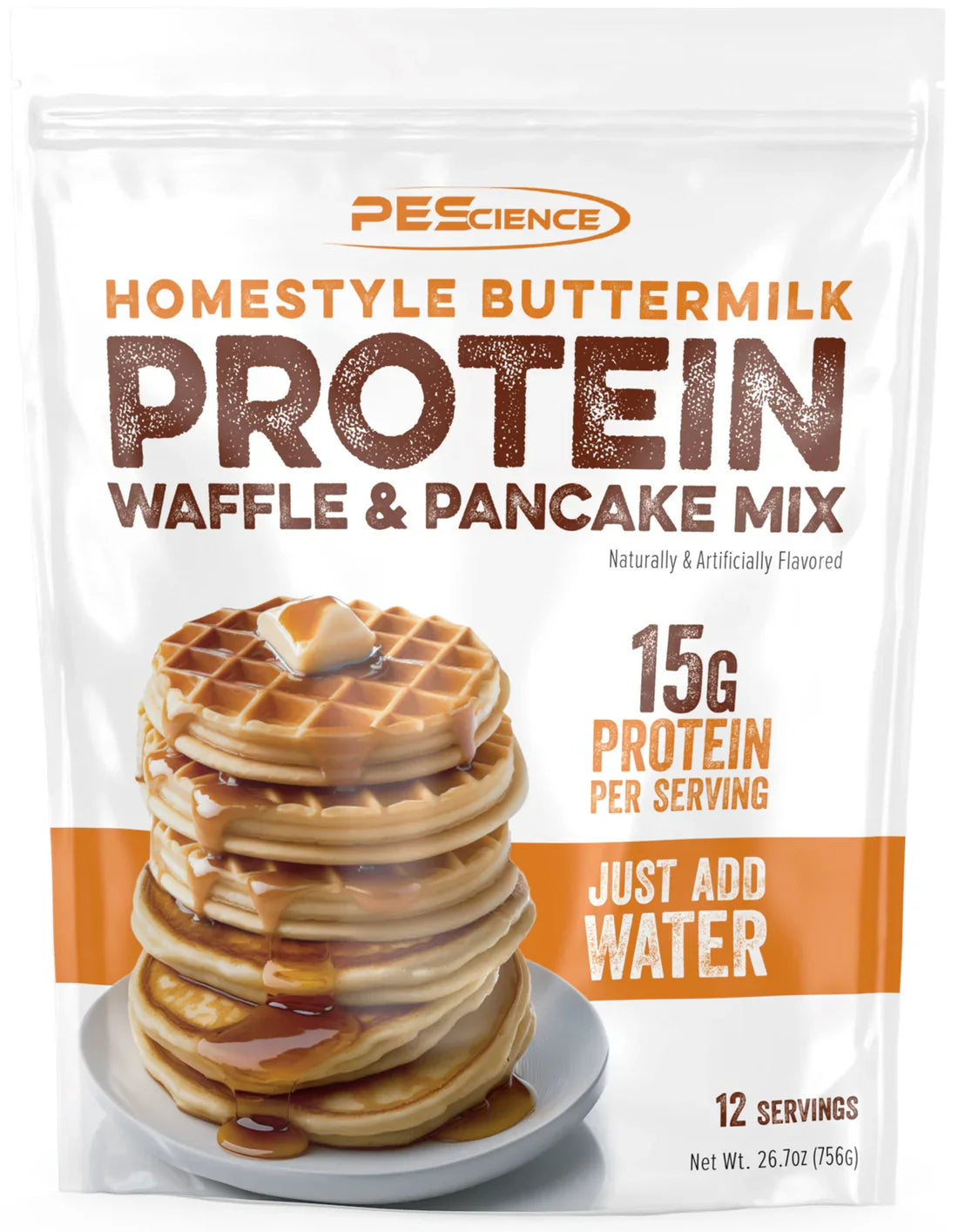 PEScience Protein Waffle & Pancake Mix 12 serving