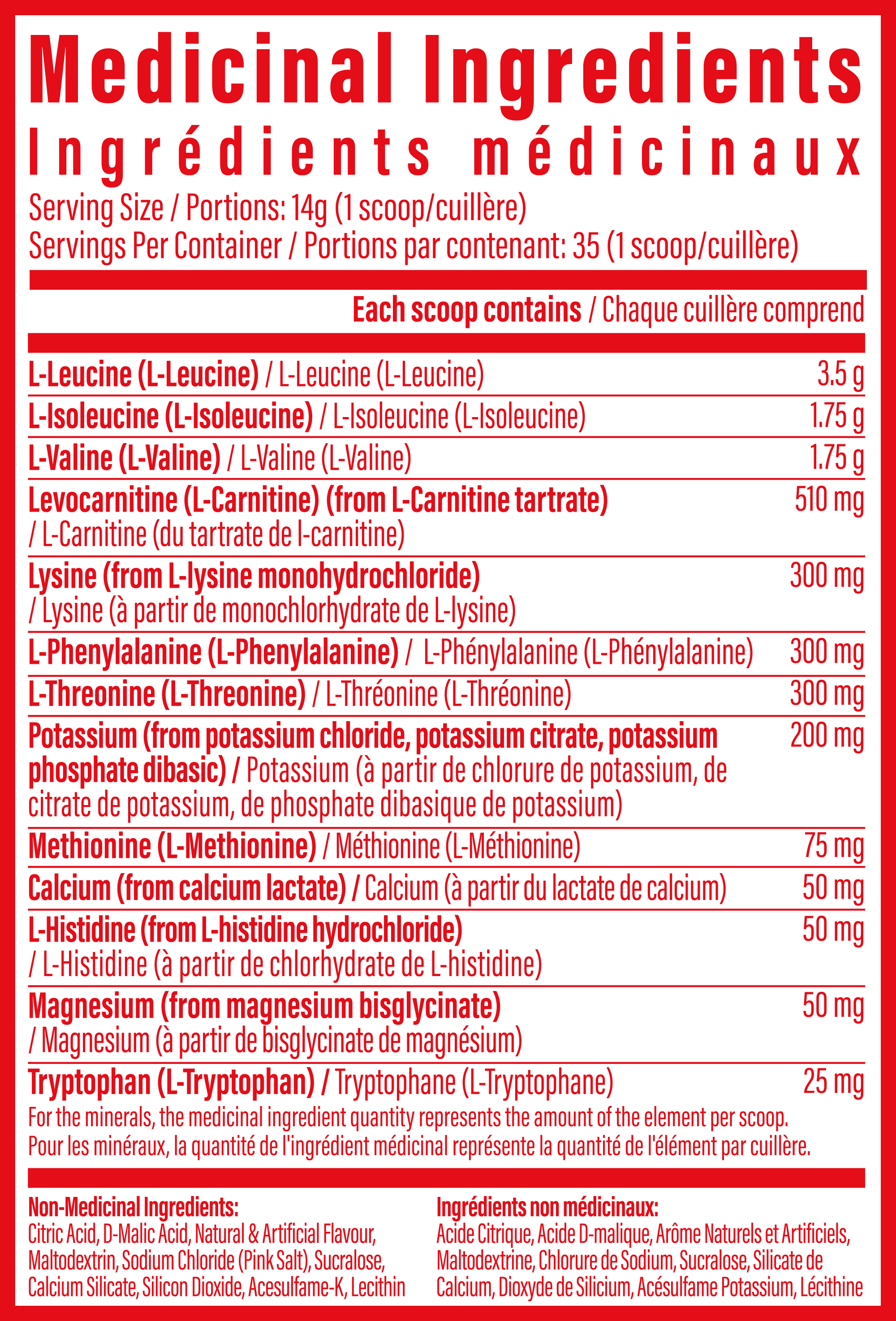 TC Nutrition Aminolyte 35 servings