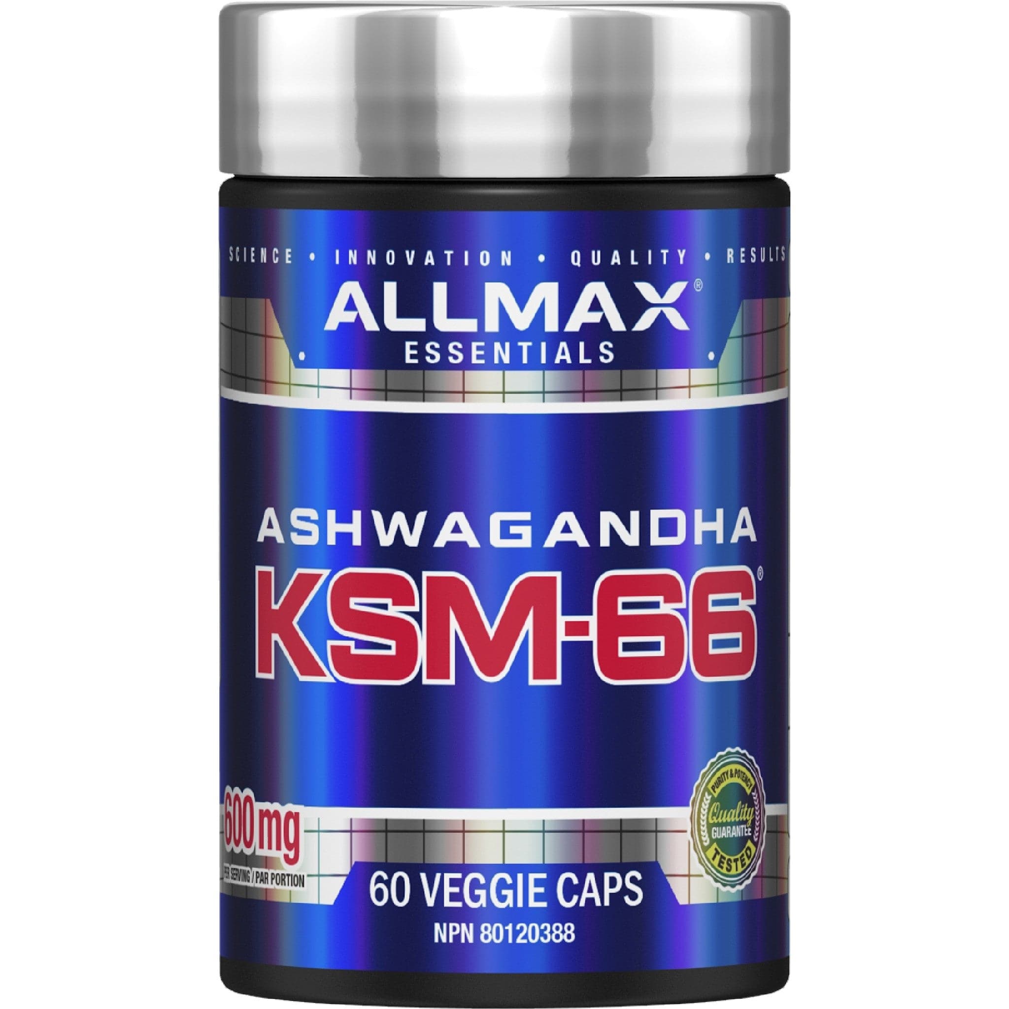 Allmax KSM-66 Ashwagandha 60 ct