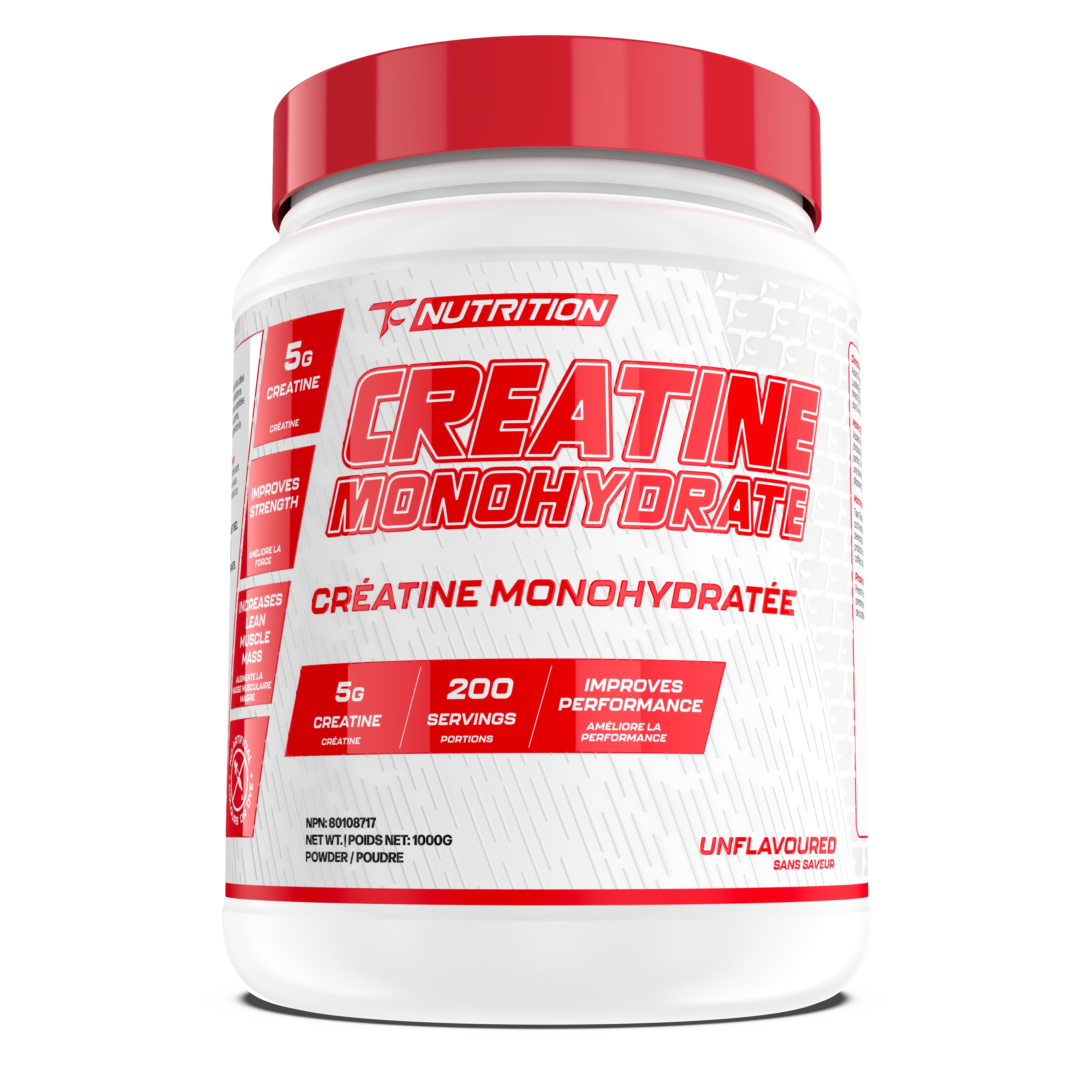 TC Nutrition Creatine Monohydrate 200 servings