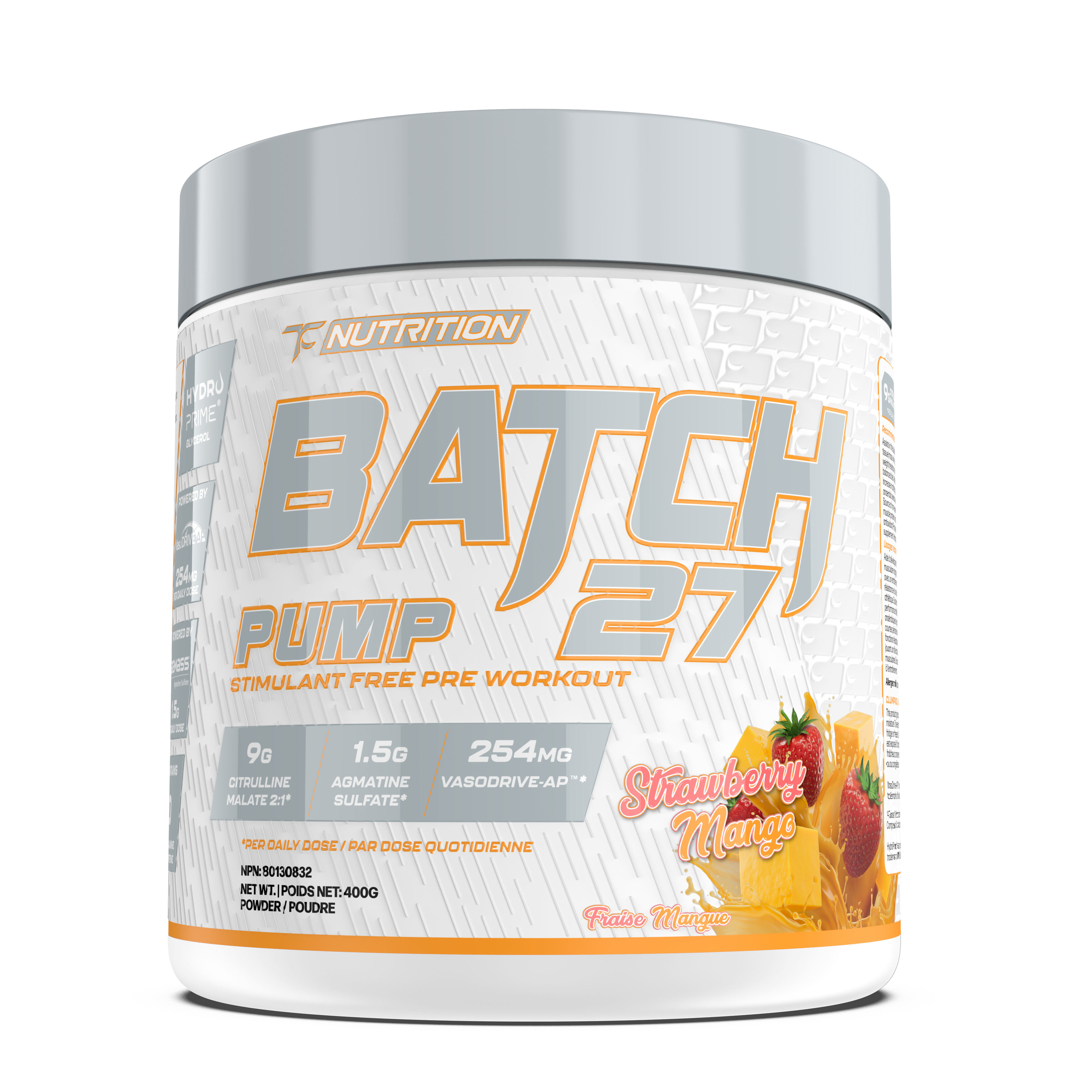 TC Nutrition Batch 27 Stim Free Pump