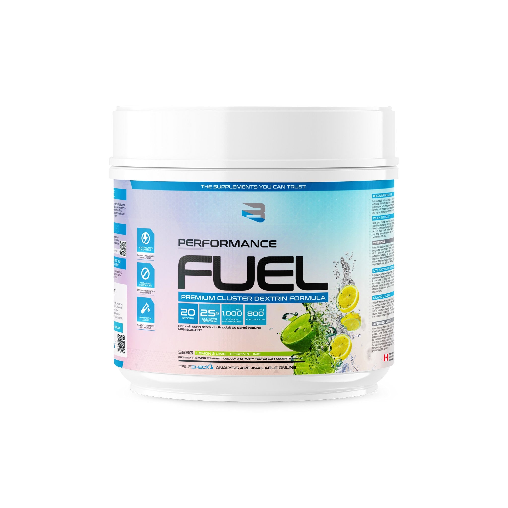 Believe Supplements Performance Fuel 20 serving