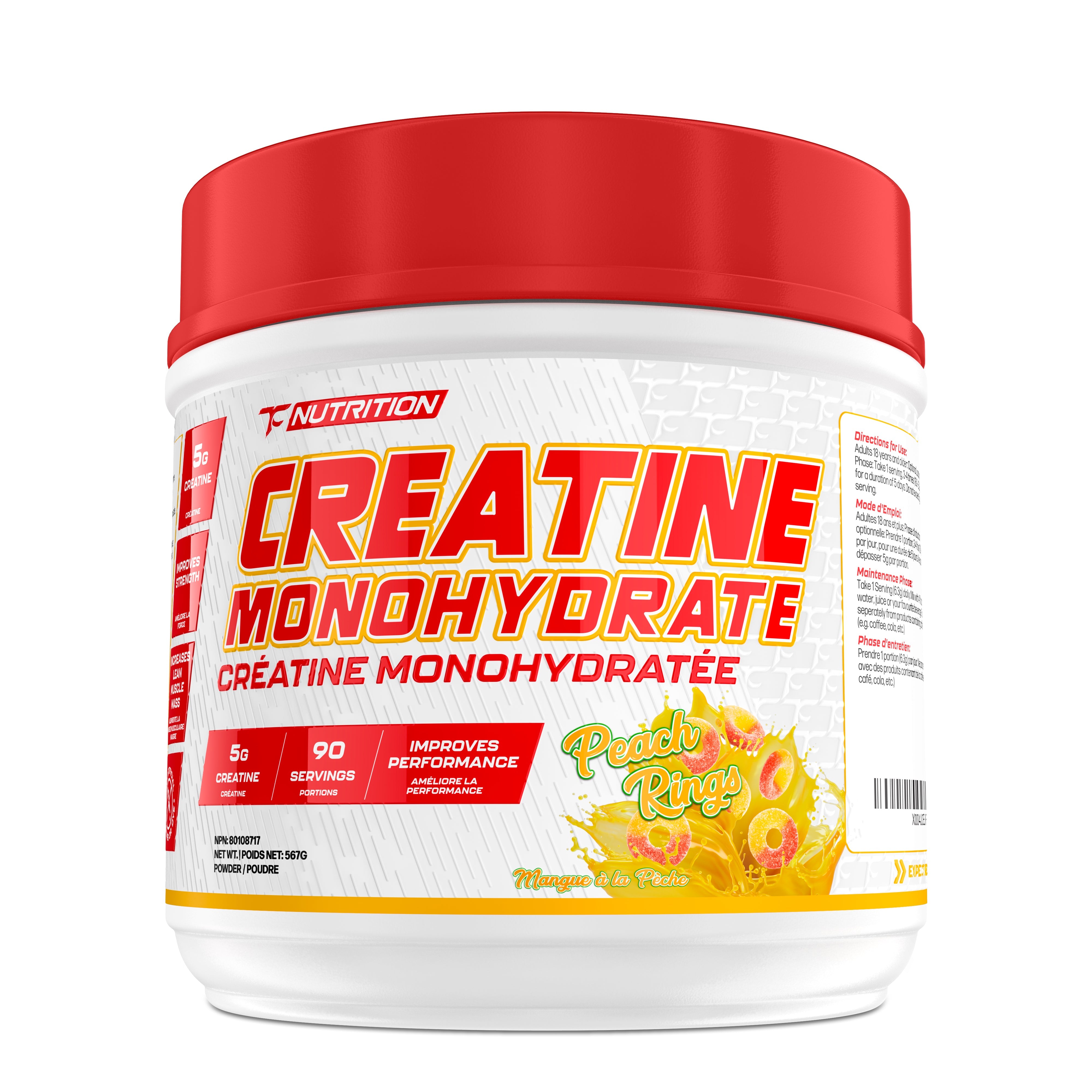 TC Nutrition Creatine Monohydrate 90 servings