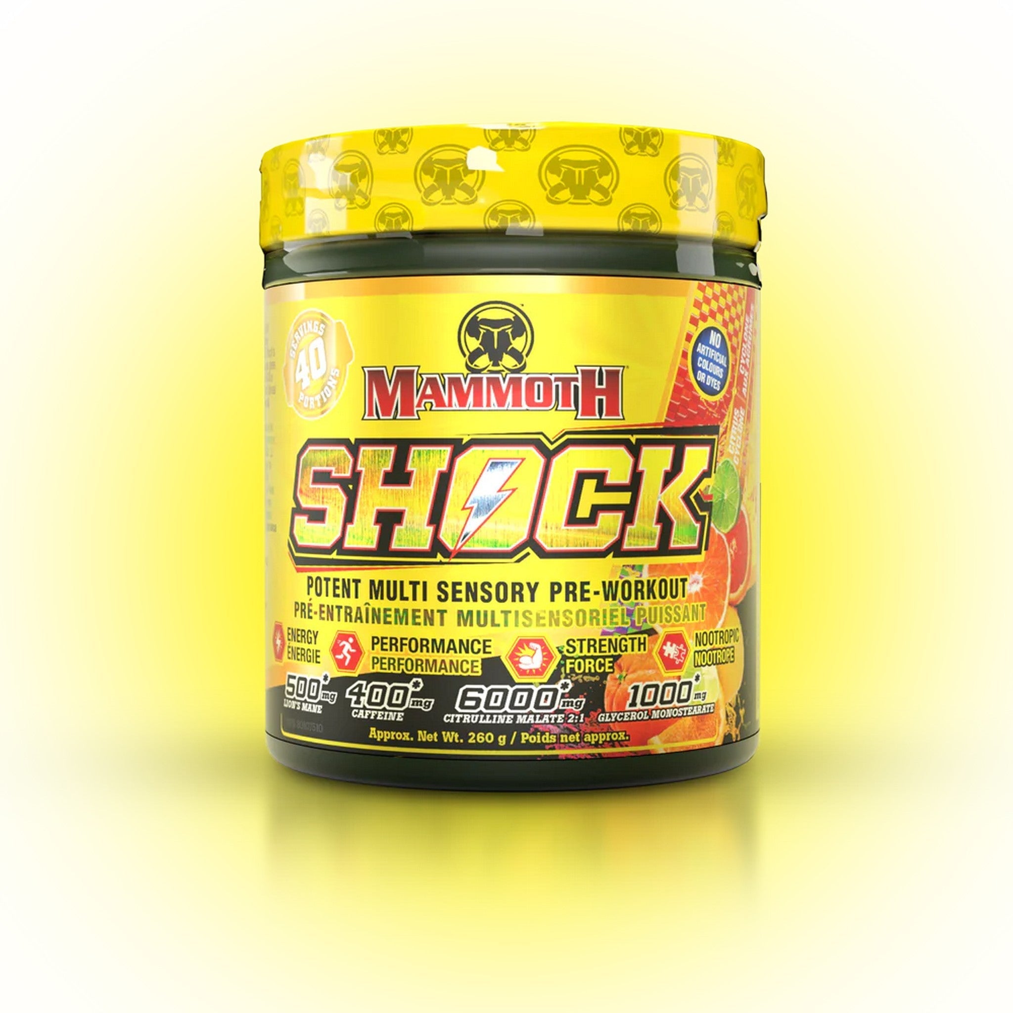 Mammoth Shock 40 serving