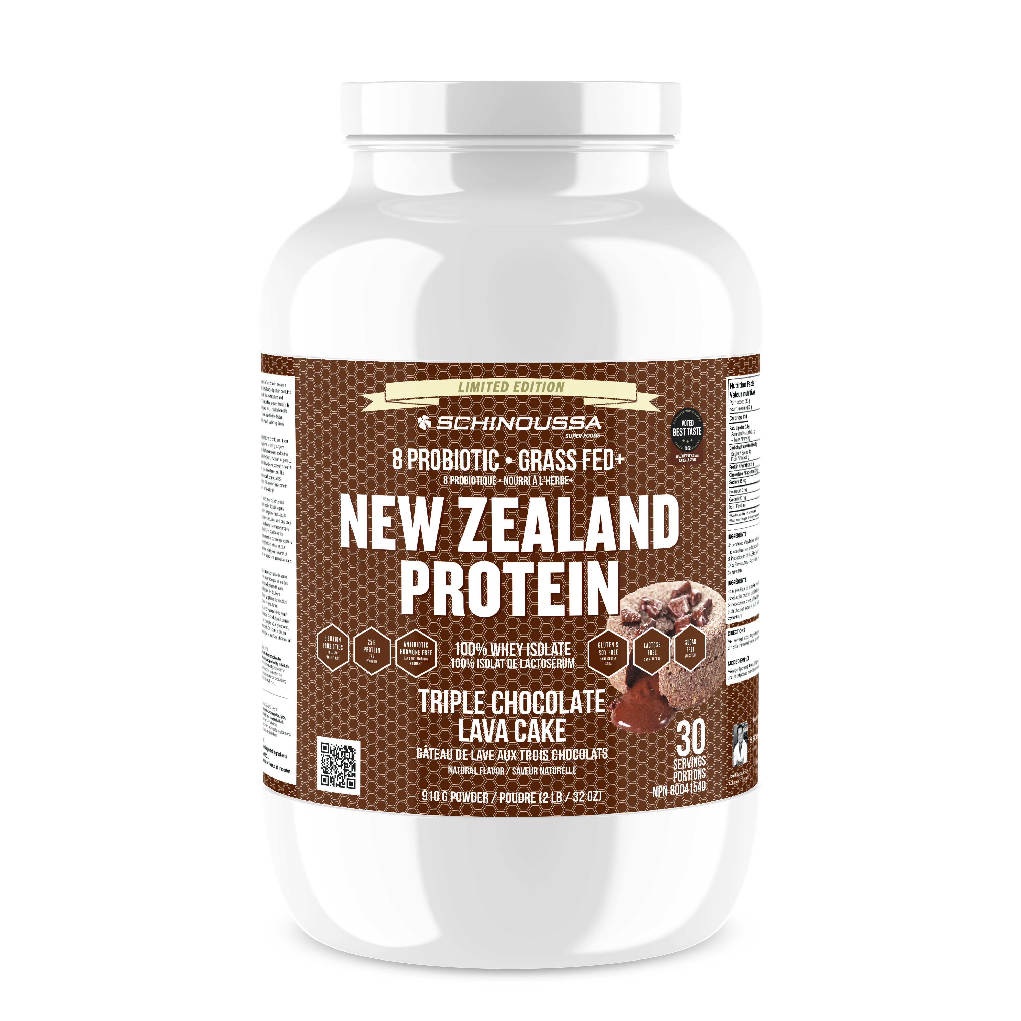Schinoussa NZ Probiotic Whey Isolate 30 serving