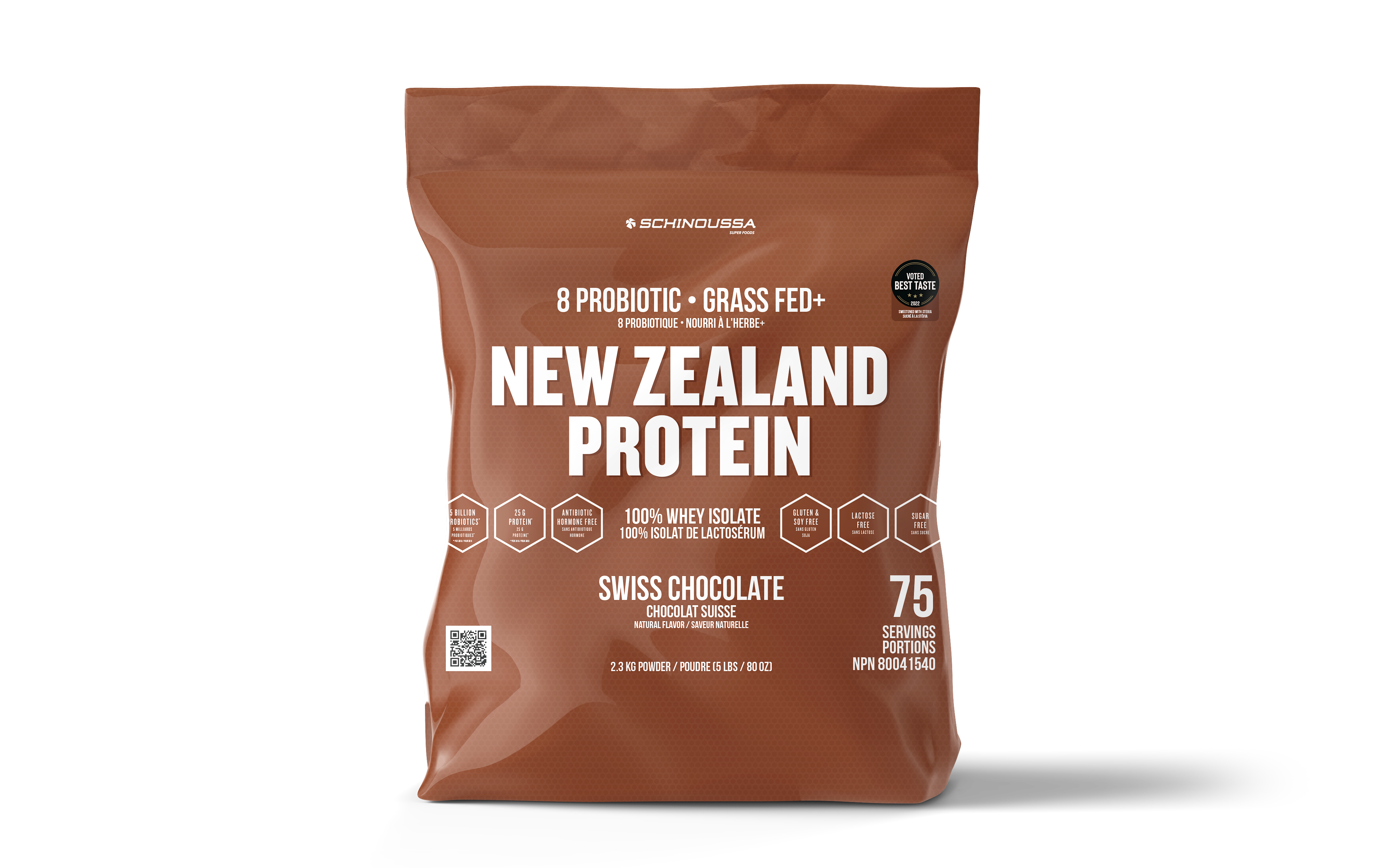 Schinoussa NZ Probiotic Whey Isolate 75 serving