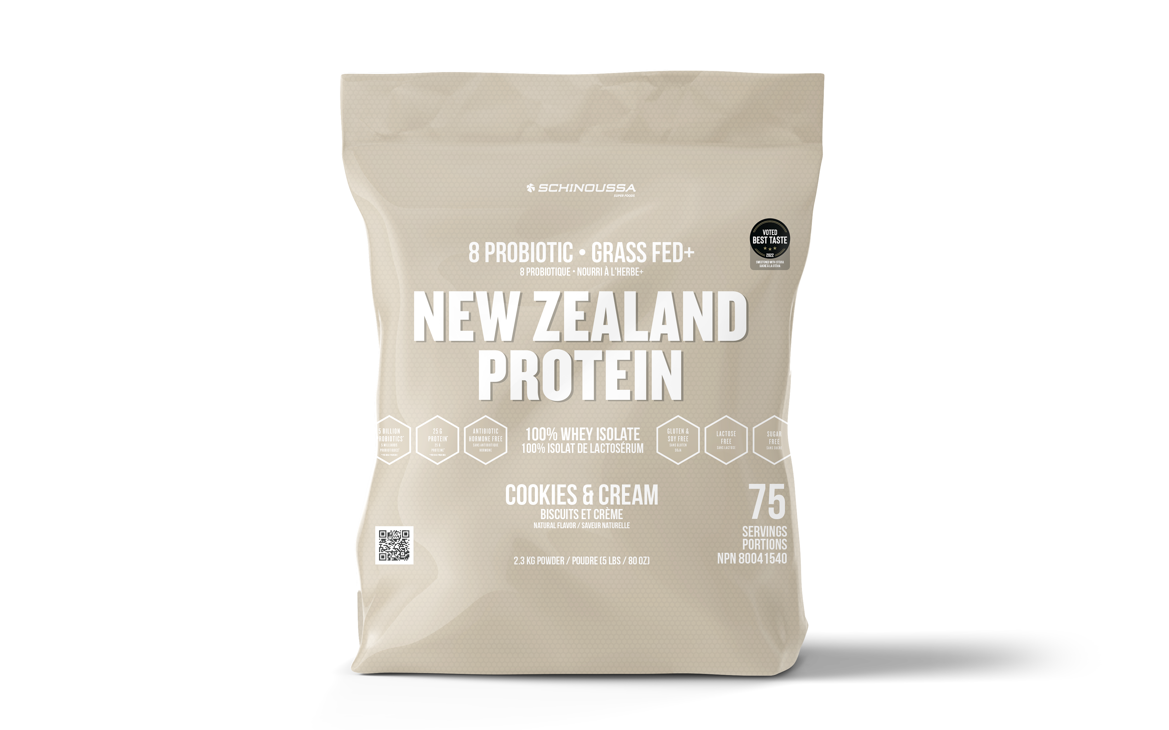 Schinoussa NZ Probiotic Whey Isolate 75 serving