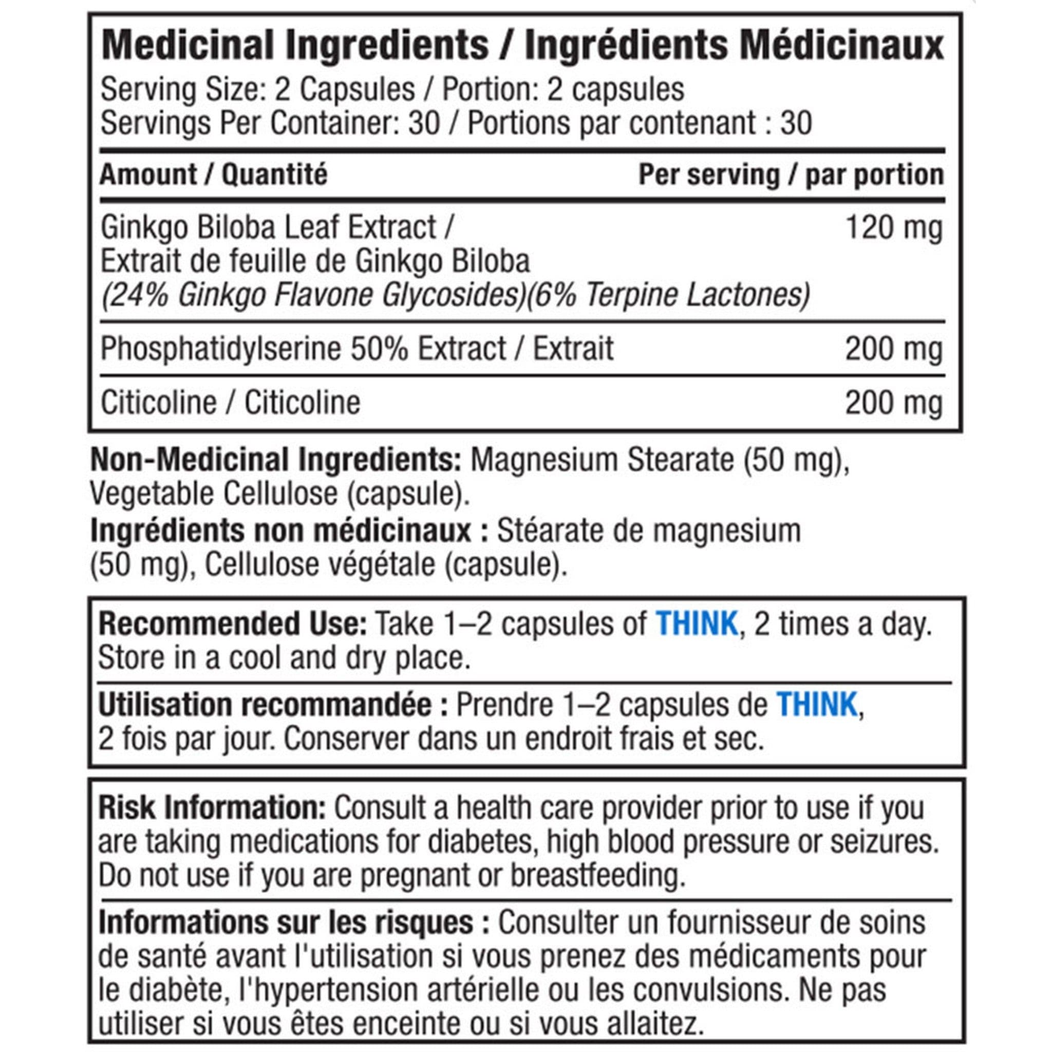 Alora Naturals Think 60 capsules