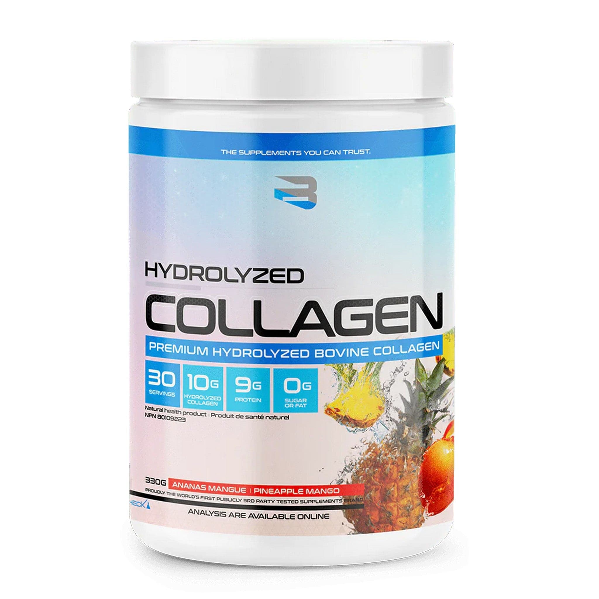 Believe Supplements Hydrolyzed Biovine Collagen 30 servings