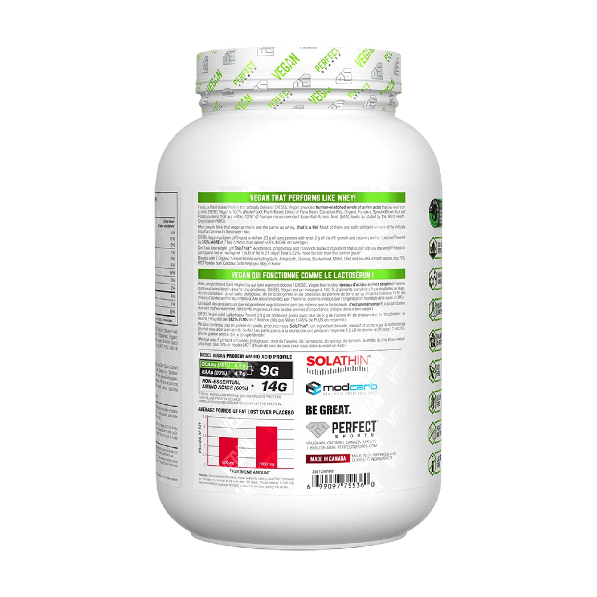 Perfect Sports Diesel Vegan 700g