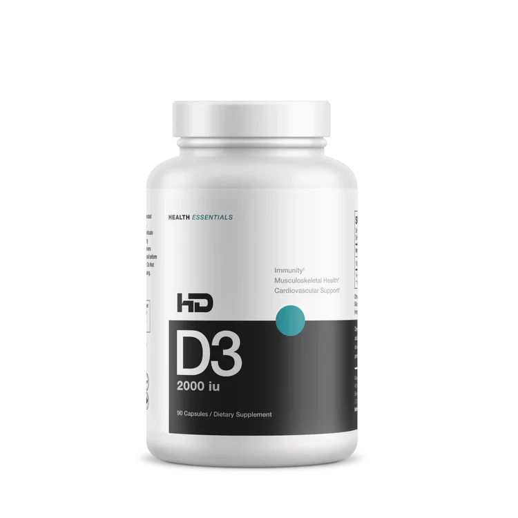 HD Muscle D3 2000iu 90 caps