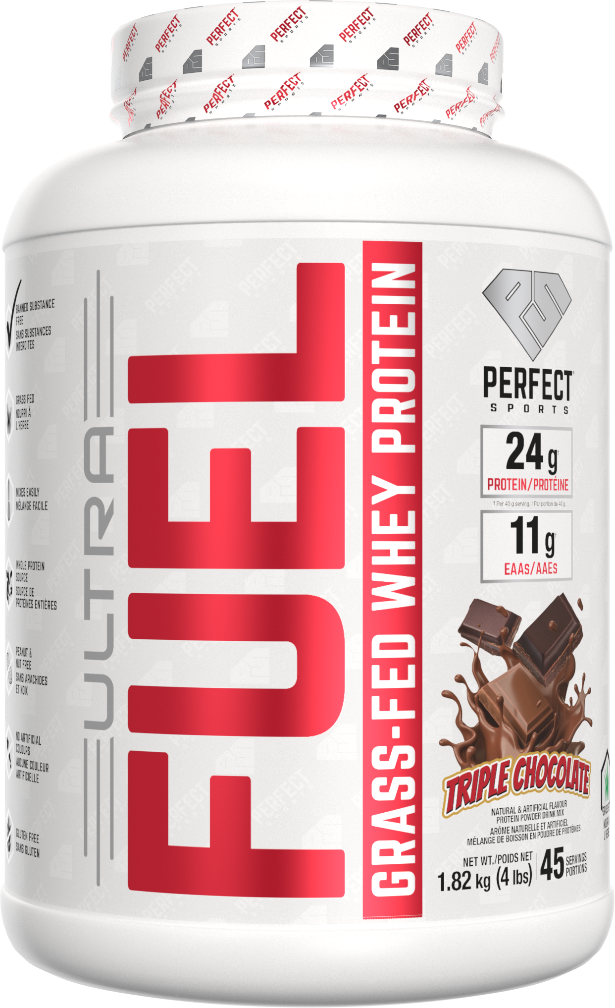 Perfect Sports FUEL Whey Protein 4lb