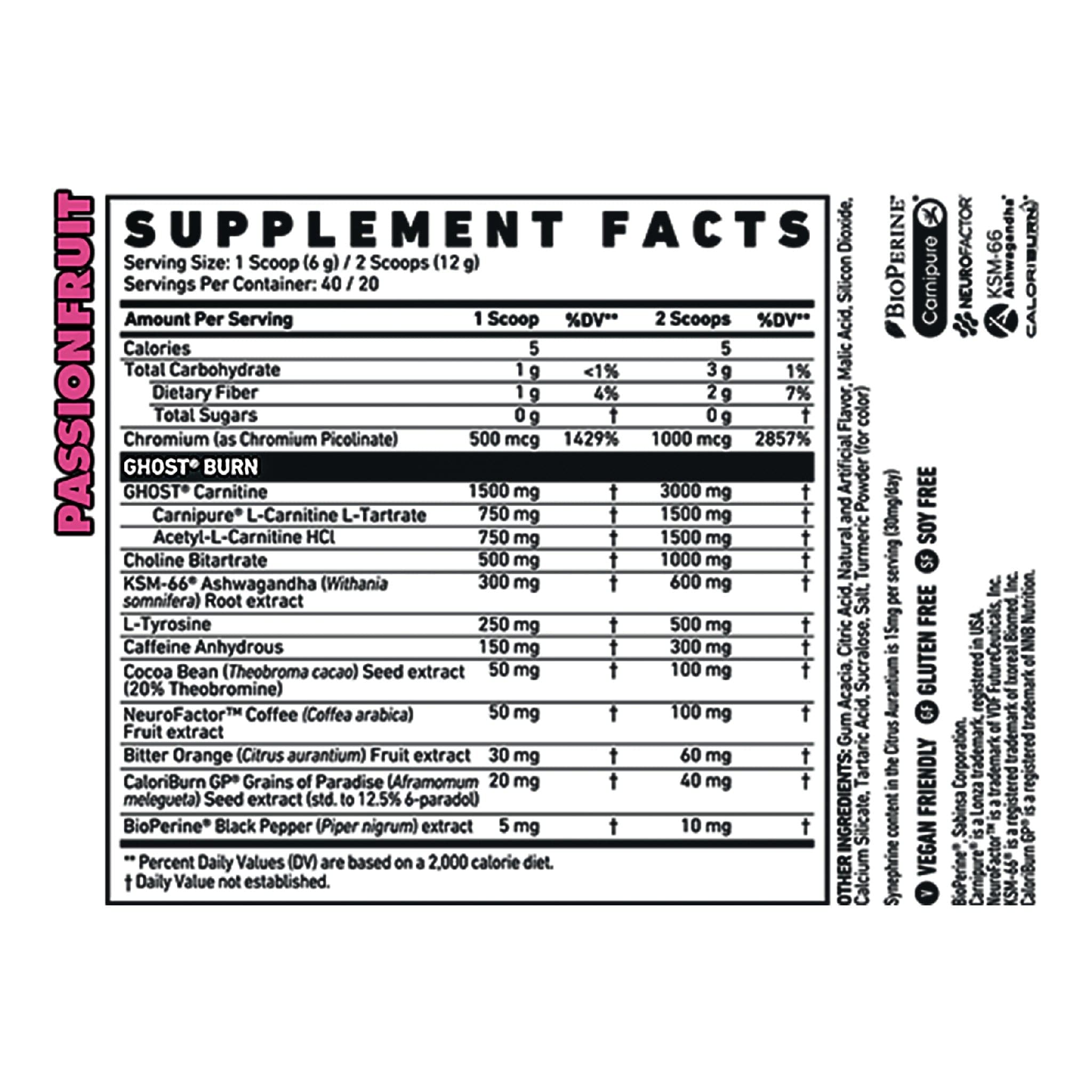 GHOST Burn 40 servings